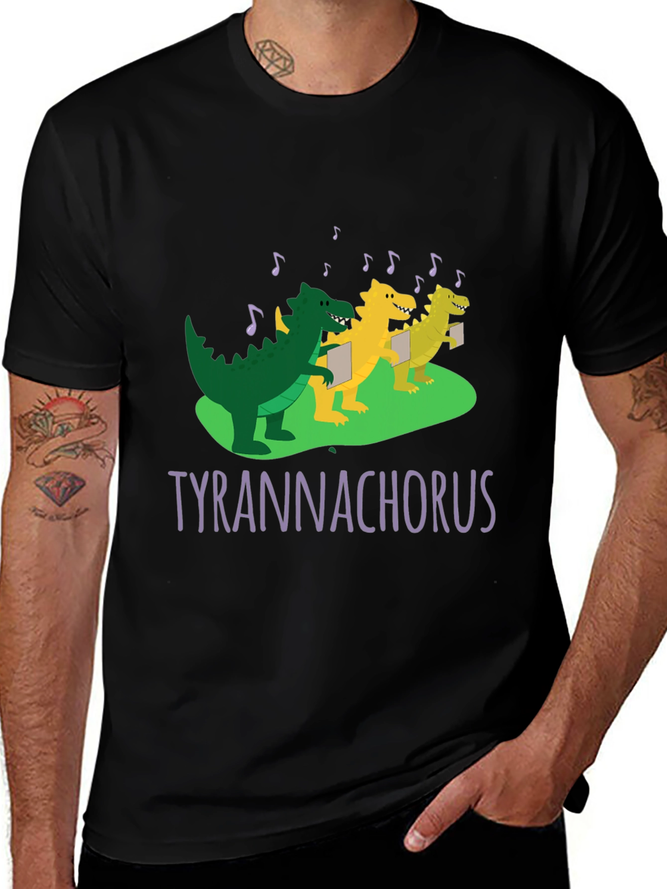Tyrannachorus T-Shirt: Dinosaur Choir Tee