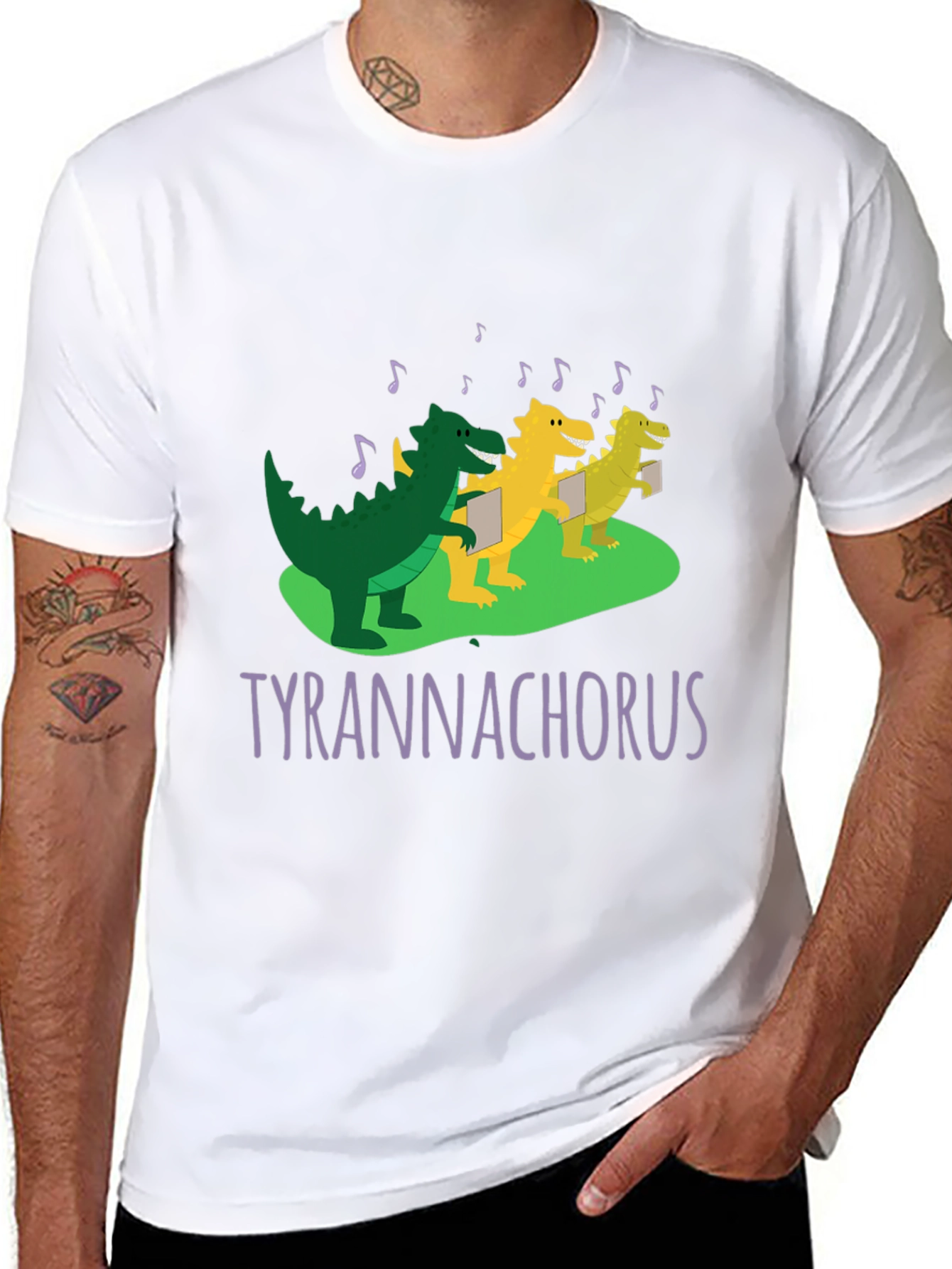 Tyrannachorus T-Shirt: Dinosaur Choir Tee