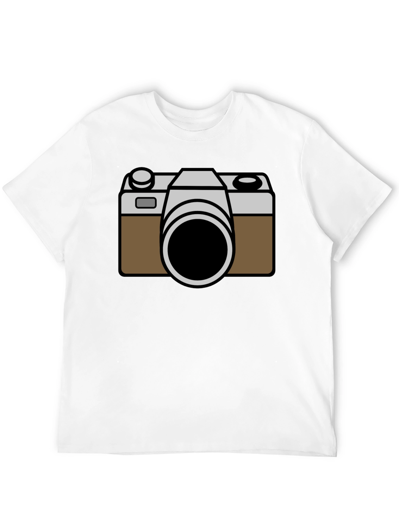 Cool Camera Graphic Black T-Shirt