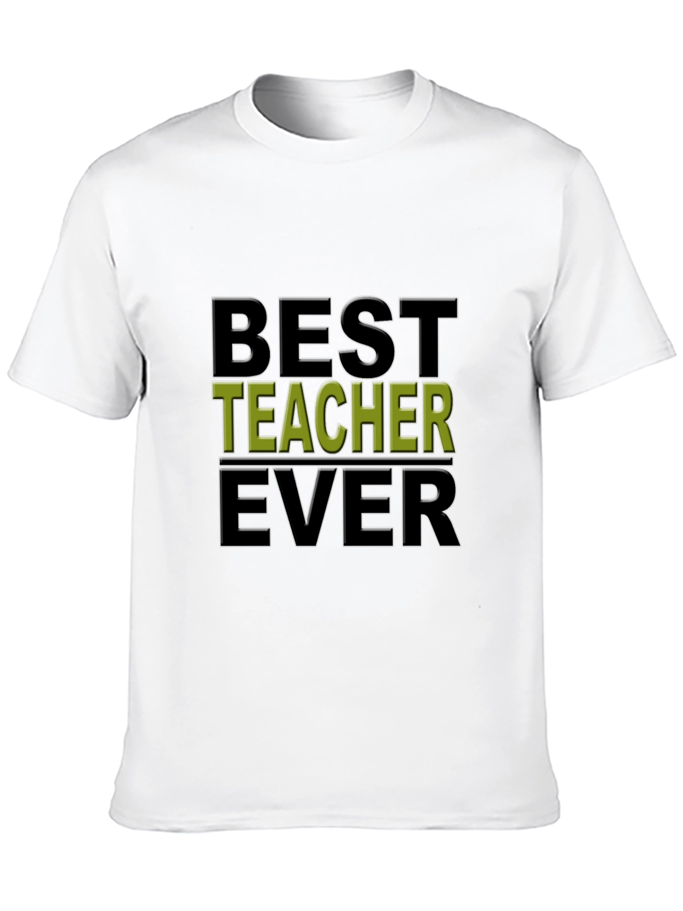 Best Teacher Ever Black Graphic Tee