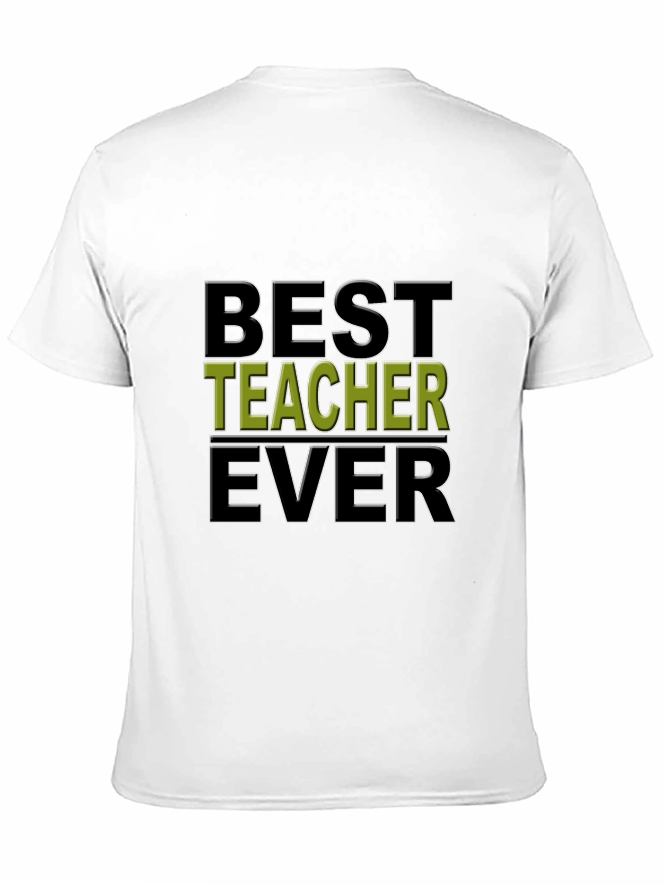 Best Teacher Ever Black Graphic Tee