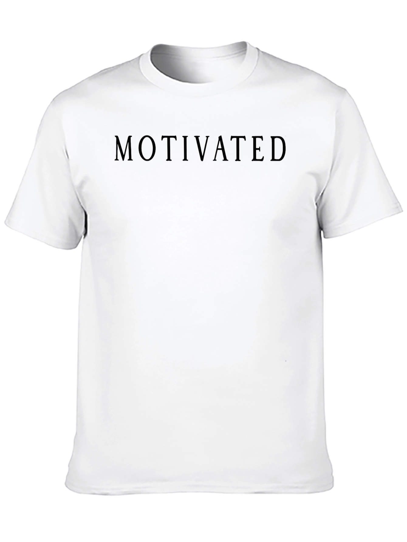 Motivated Black T-Shirt - Comfortable Everyday Wear