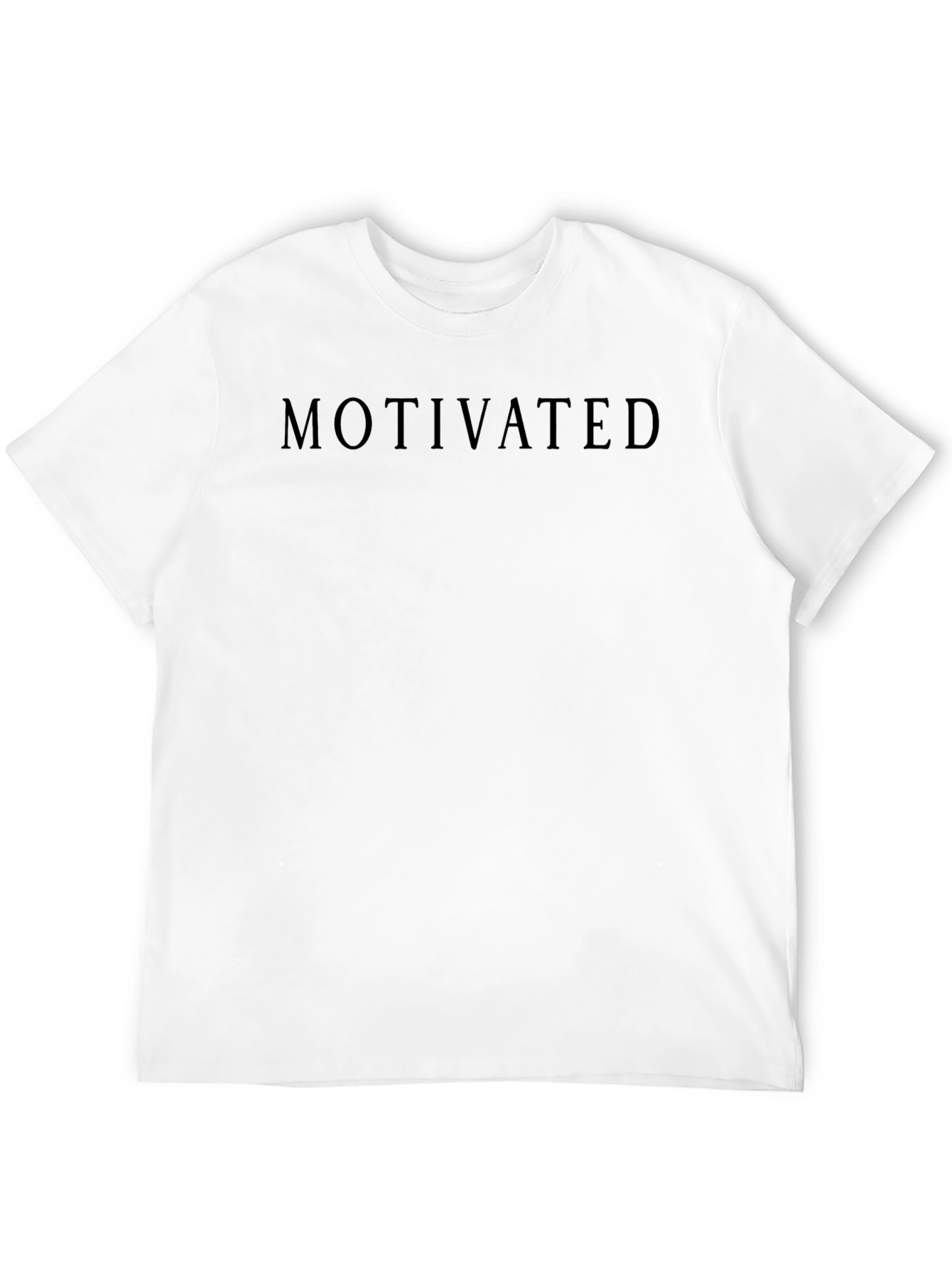 Motivated Black T-Shirt - Comfortable Everyday Wear