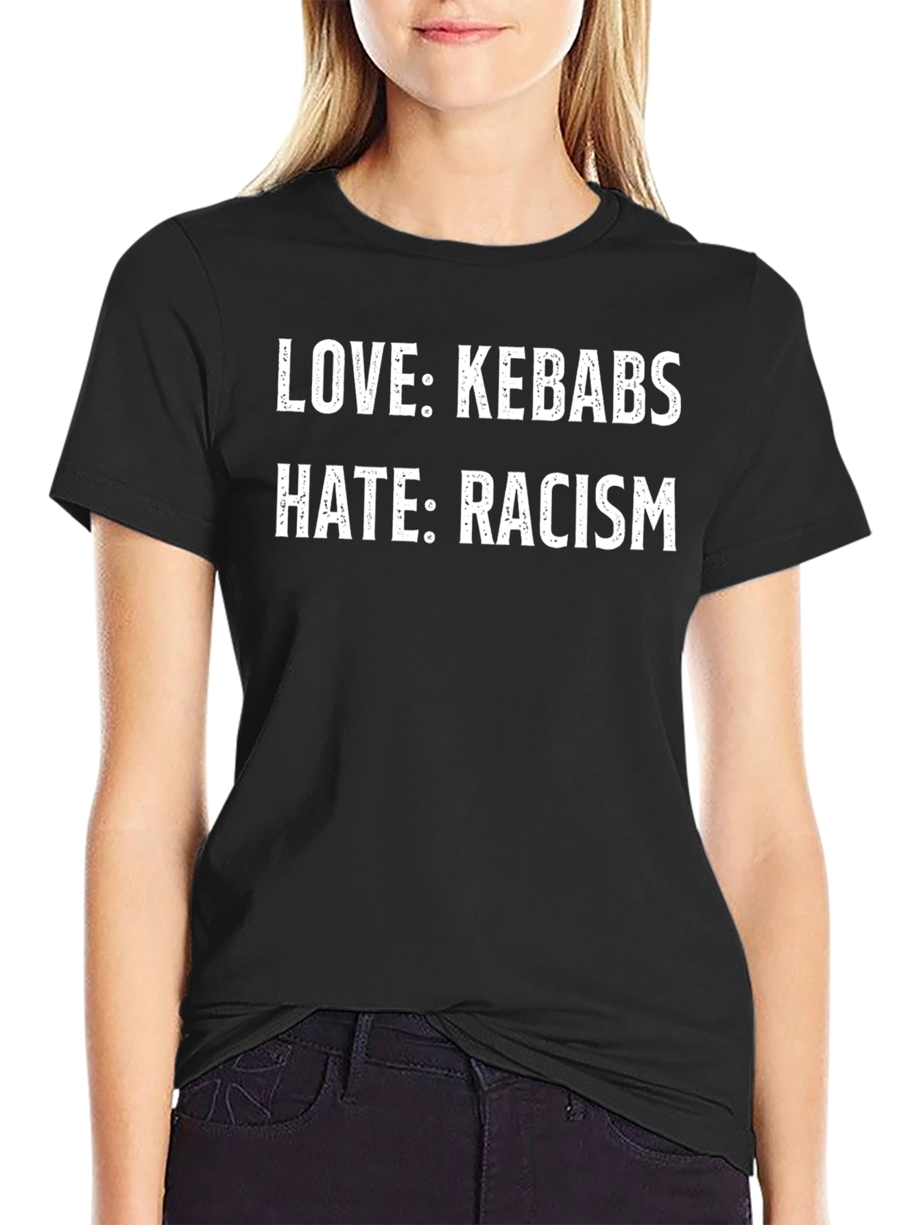 Love Kebabs Hate Racism T-Shirt
