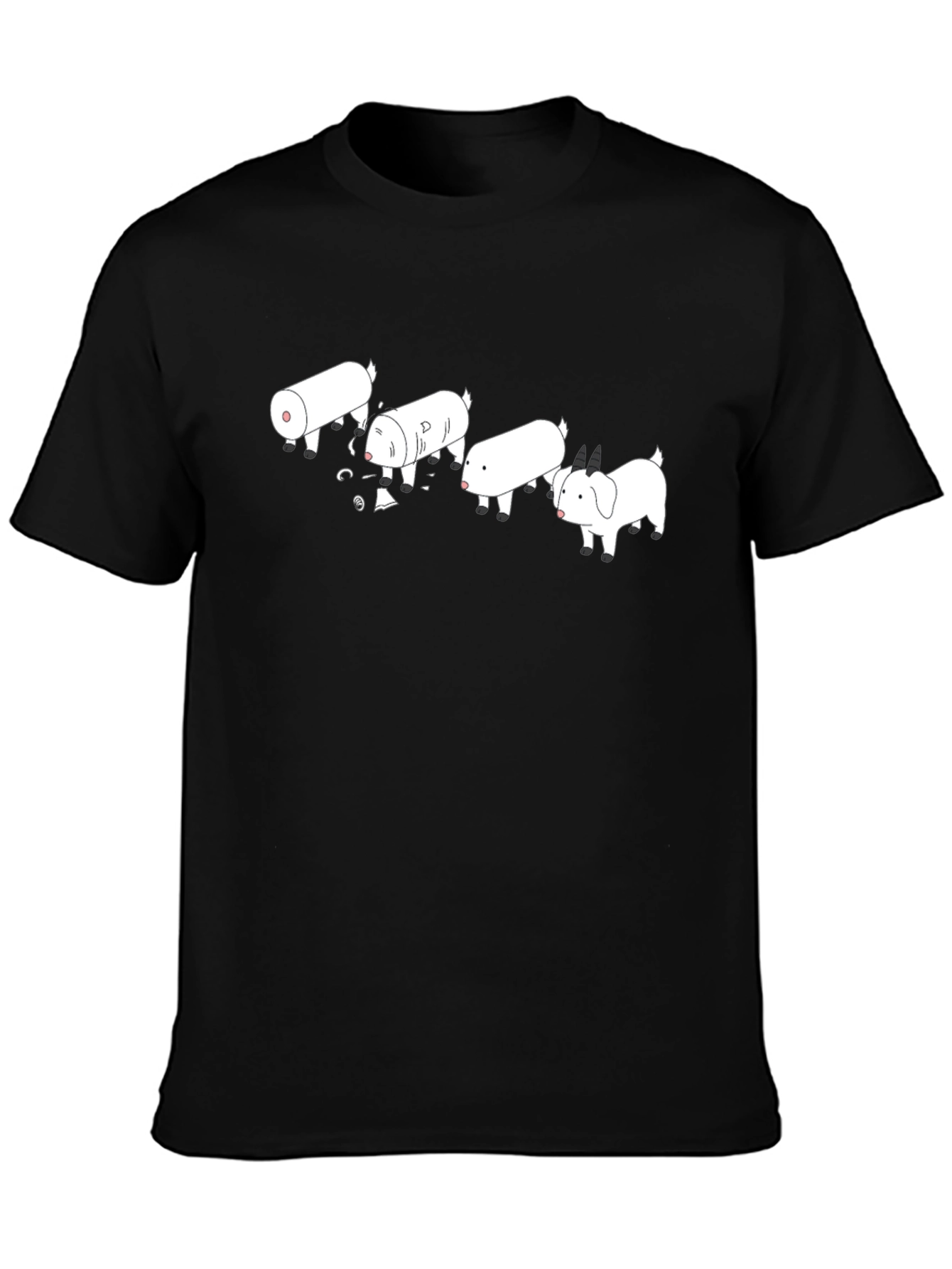 De-evolution Goat T-Shirt - Funny Farm Animal Tee