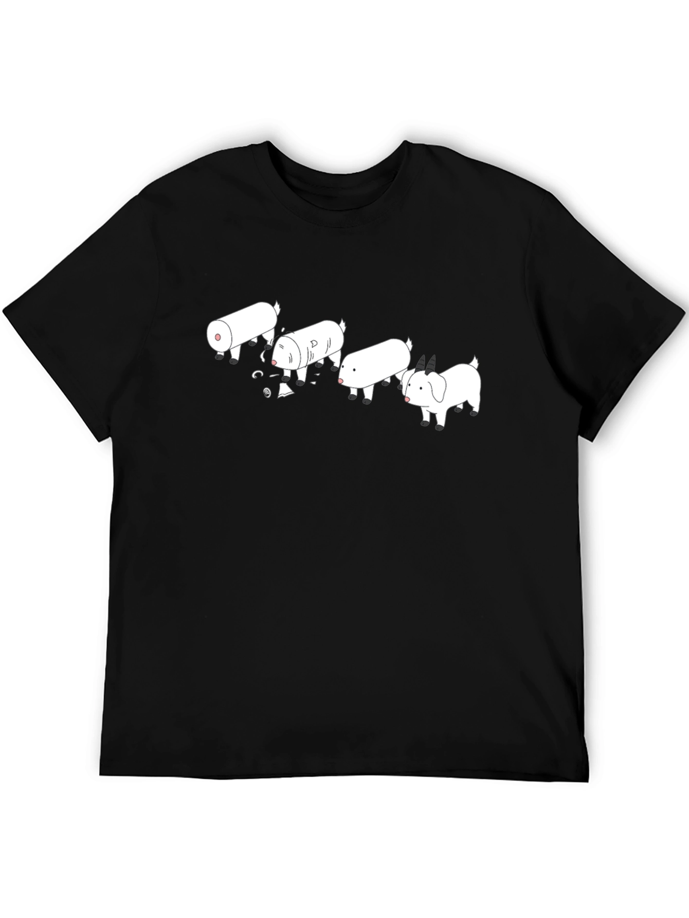 De-evolution Goat T-Shirt - Funny Farm Animal Tee