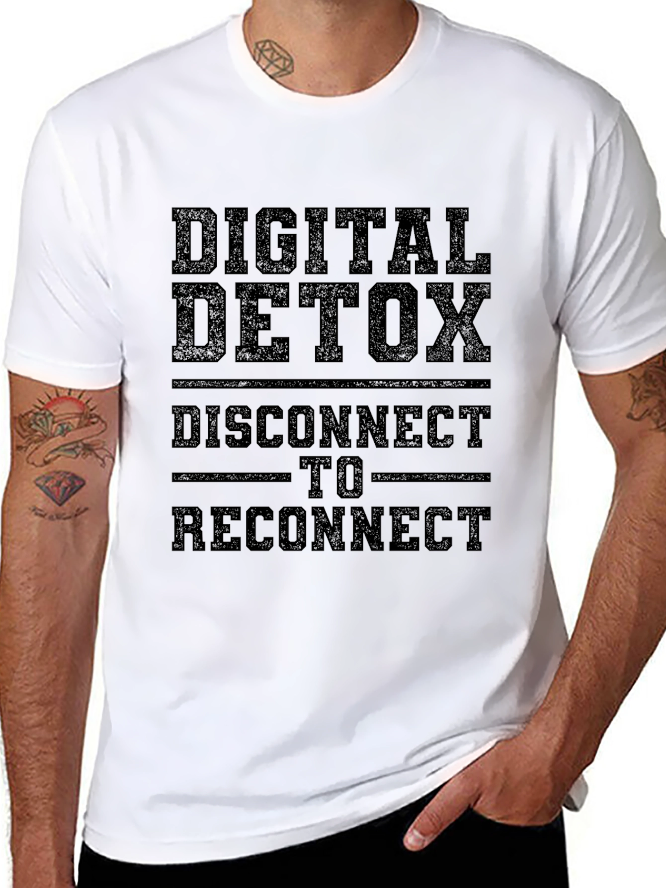 Digital Detox T-Shirt - Disconnect to Reconnect Tee