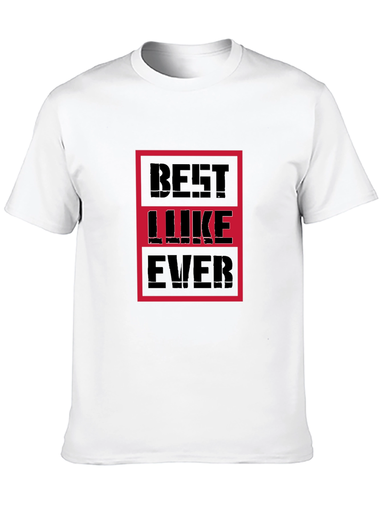 Best Luke Ever Graphic Tee - Black Cotton T-Shirt