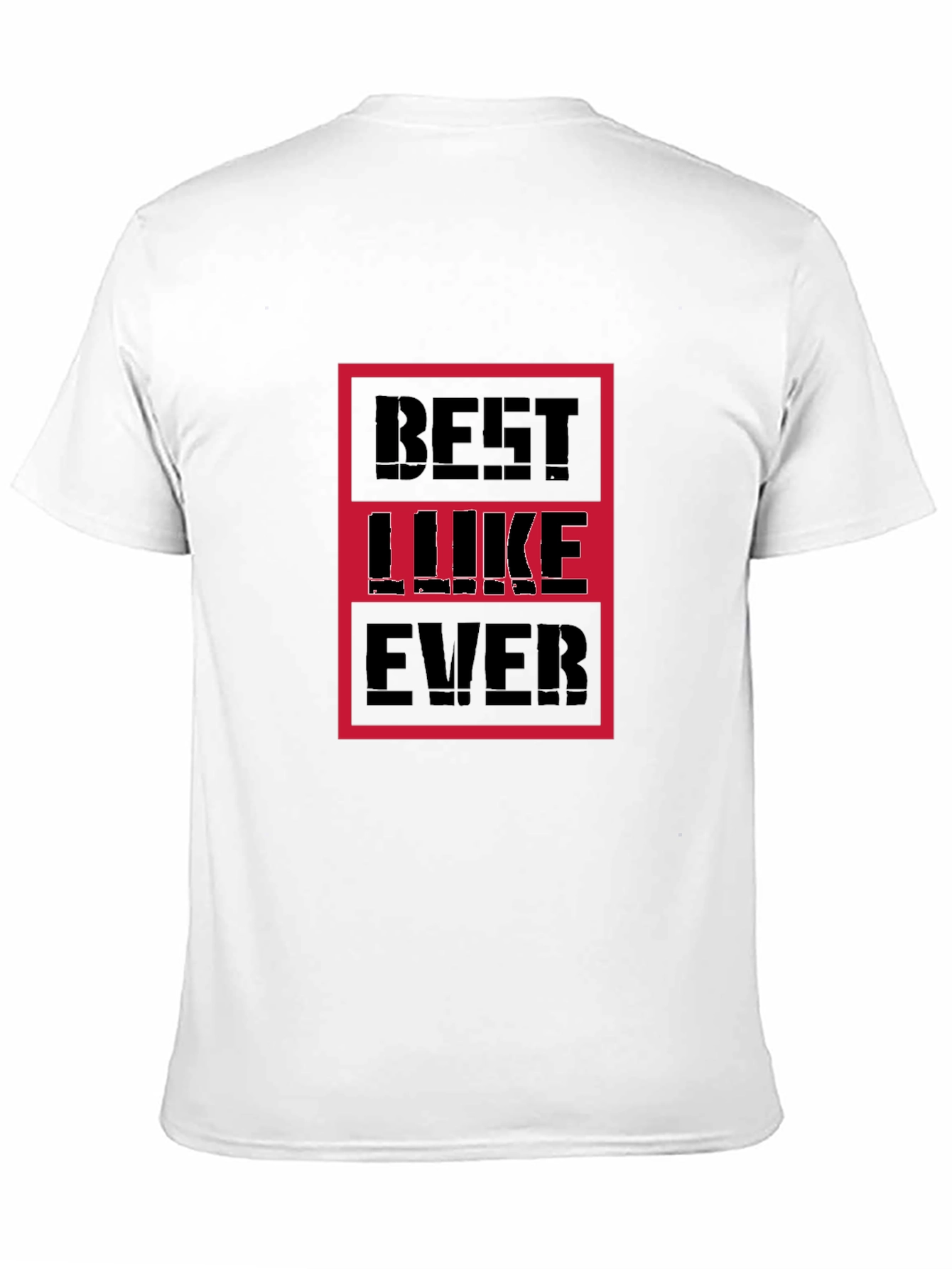 Best Luke Ever Graphic Tee - Black Cotton T-Shirt