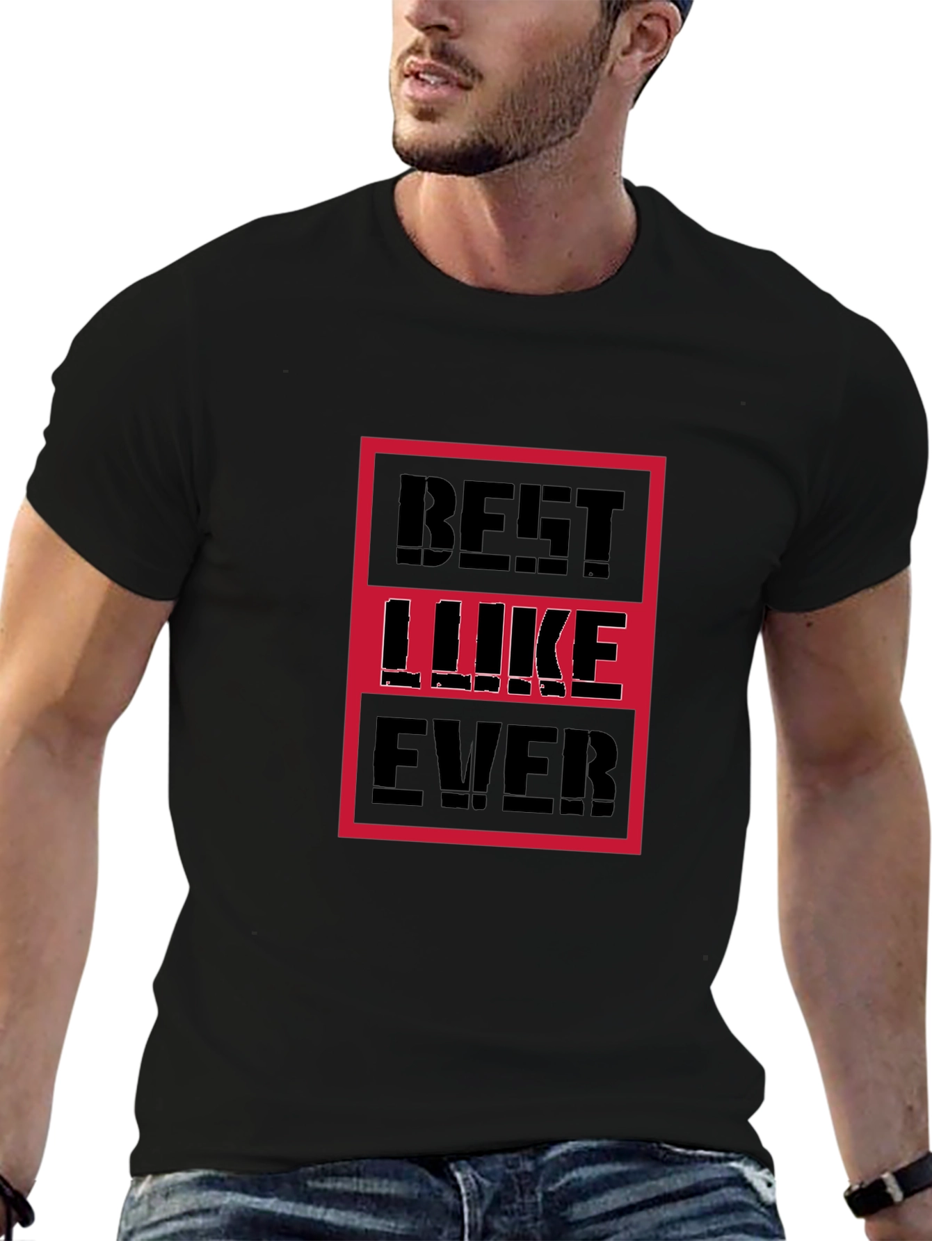 Best Luke Ever Graphic Tee - Black Cotton T-Shirt