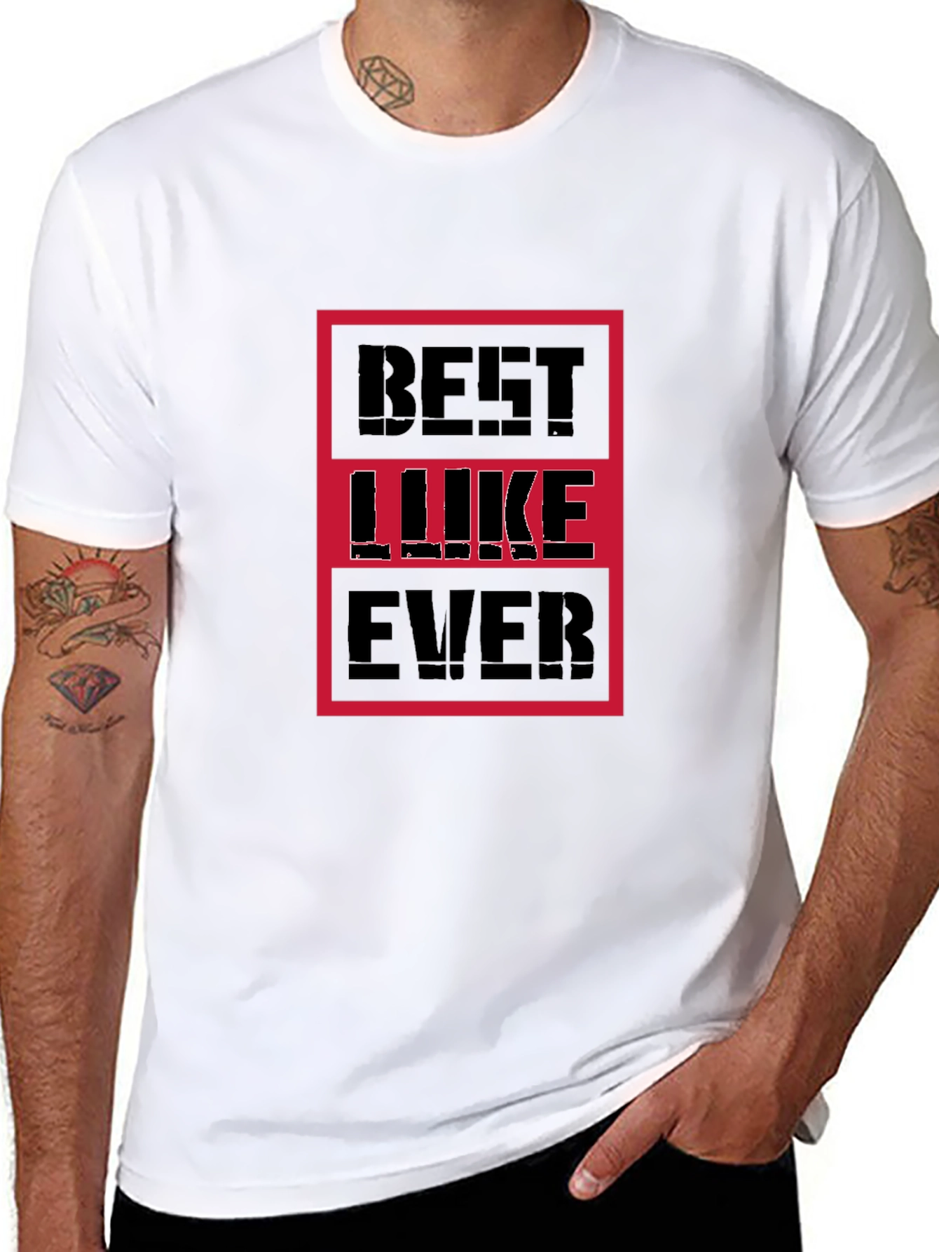Best Luke Ever Graphic Tee - Black Cotton T-Shirt