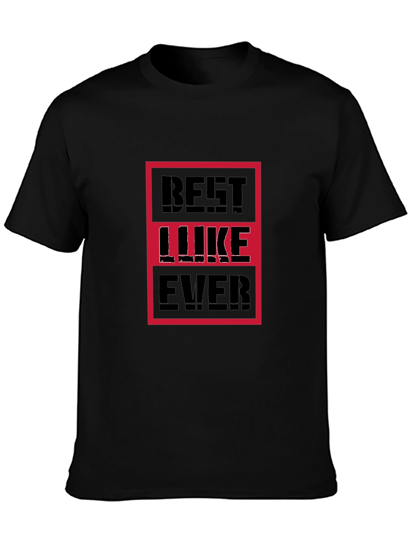 Best Luke Ever Graphic Tee - Black Cotton T-Shirt
