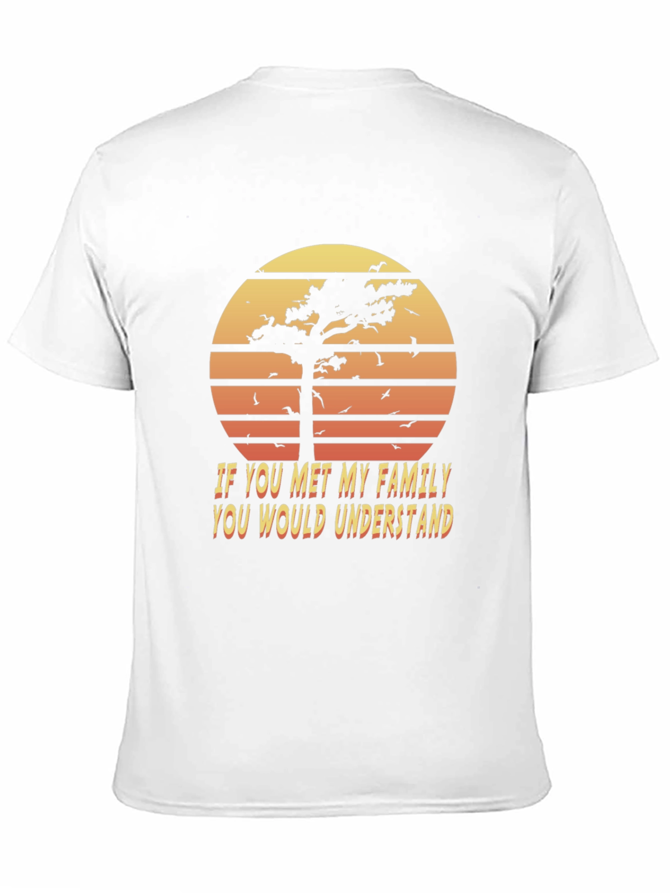 Retro Family Humor T-Shirt - Sunset Graphic Tee