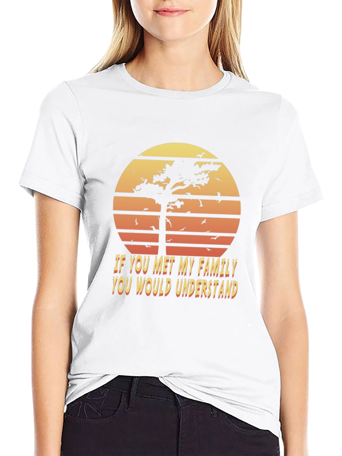 Retro Family Humor T-Shirt - Sunset Graphic Tee