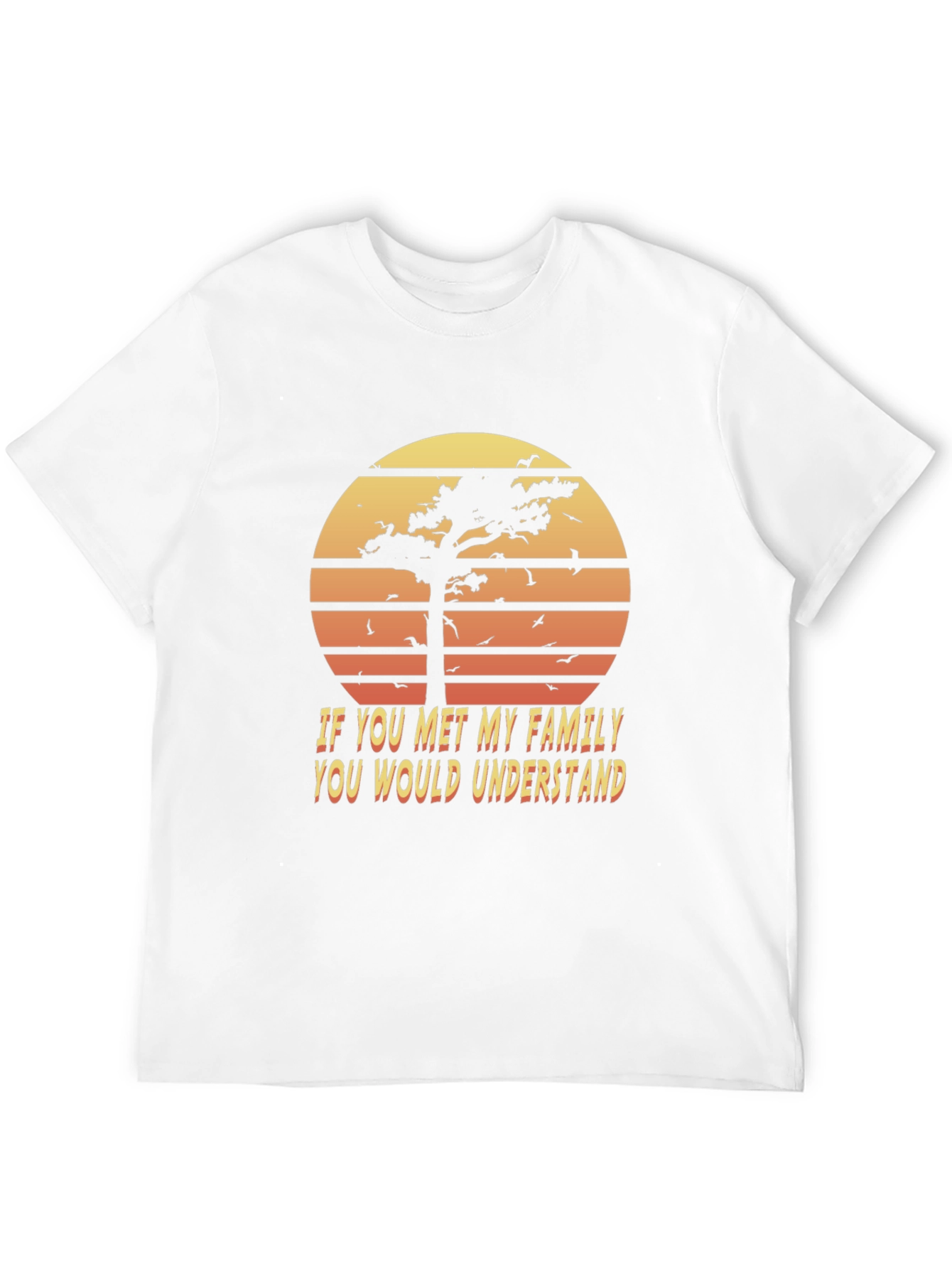 Retro Family Humor T-Shirt - Sunset Graphic Tee
