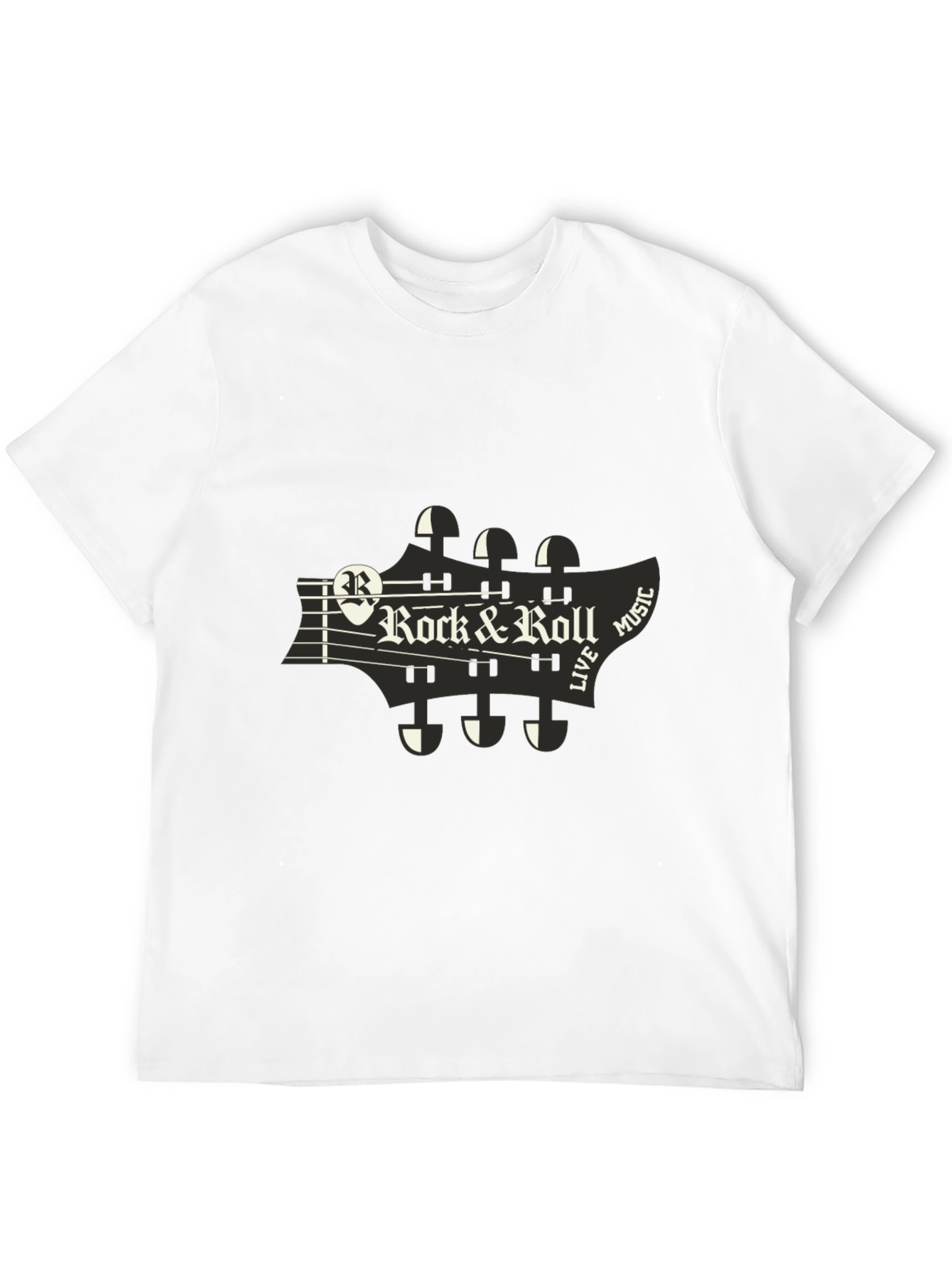 Rock & Roll Guitar Tee - Live Music T-Shirt