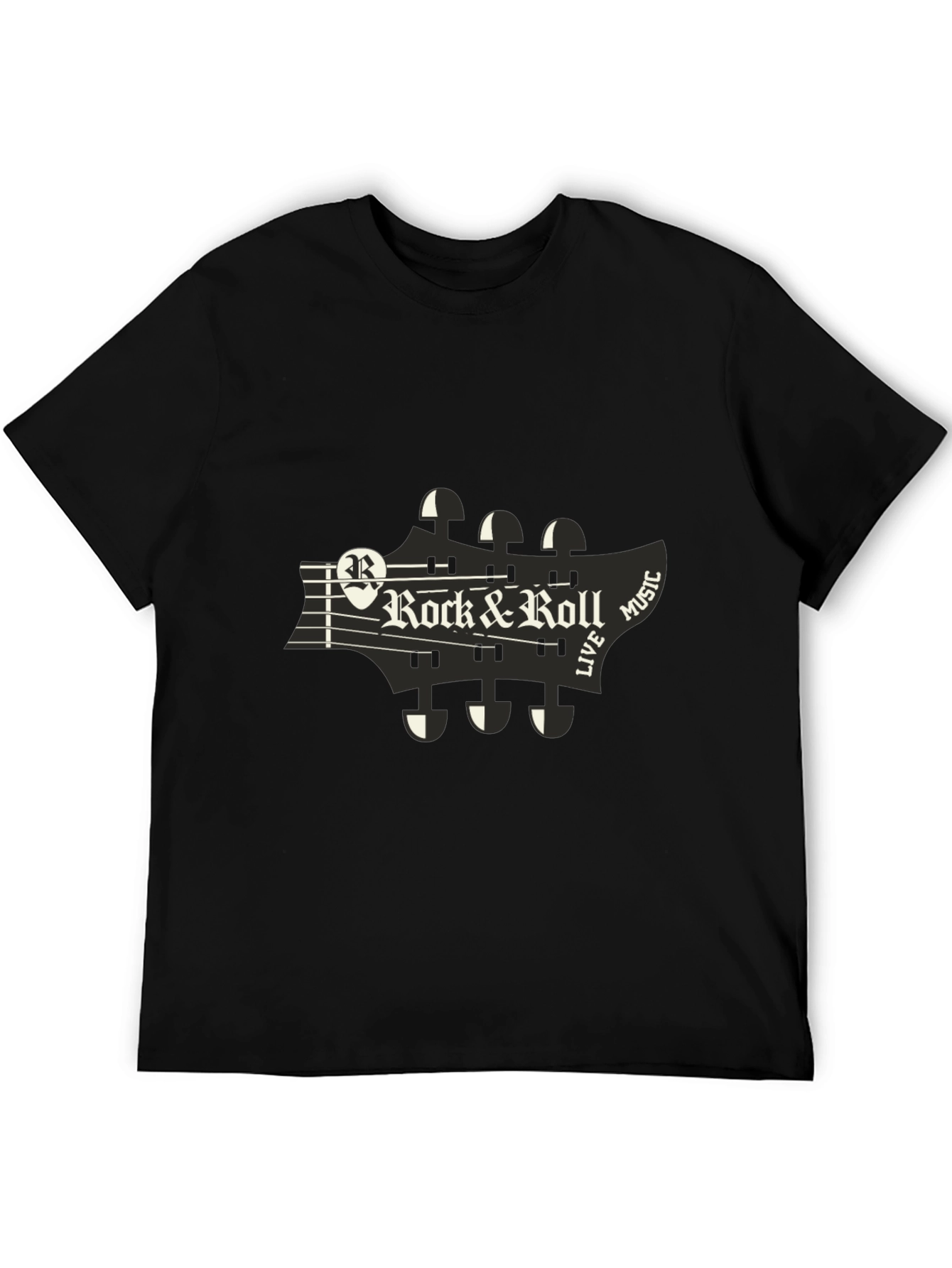 Rock & Roll Guitar Tee - Live Music T-Shirt