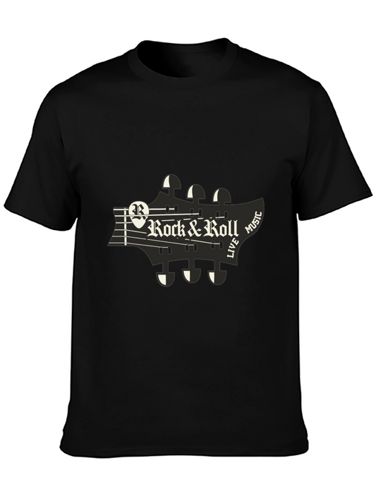 Rock & Roll Guitar Tee - Live Music T-Shirt
