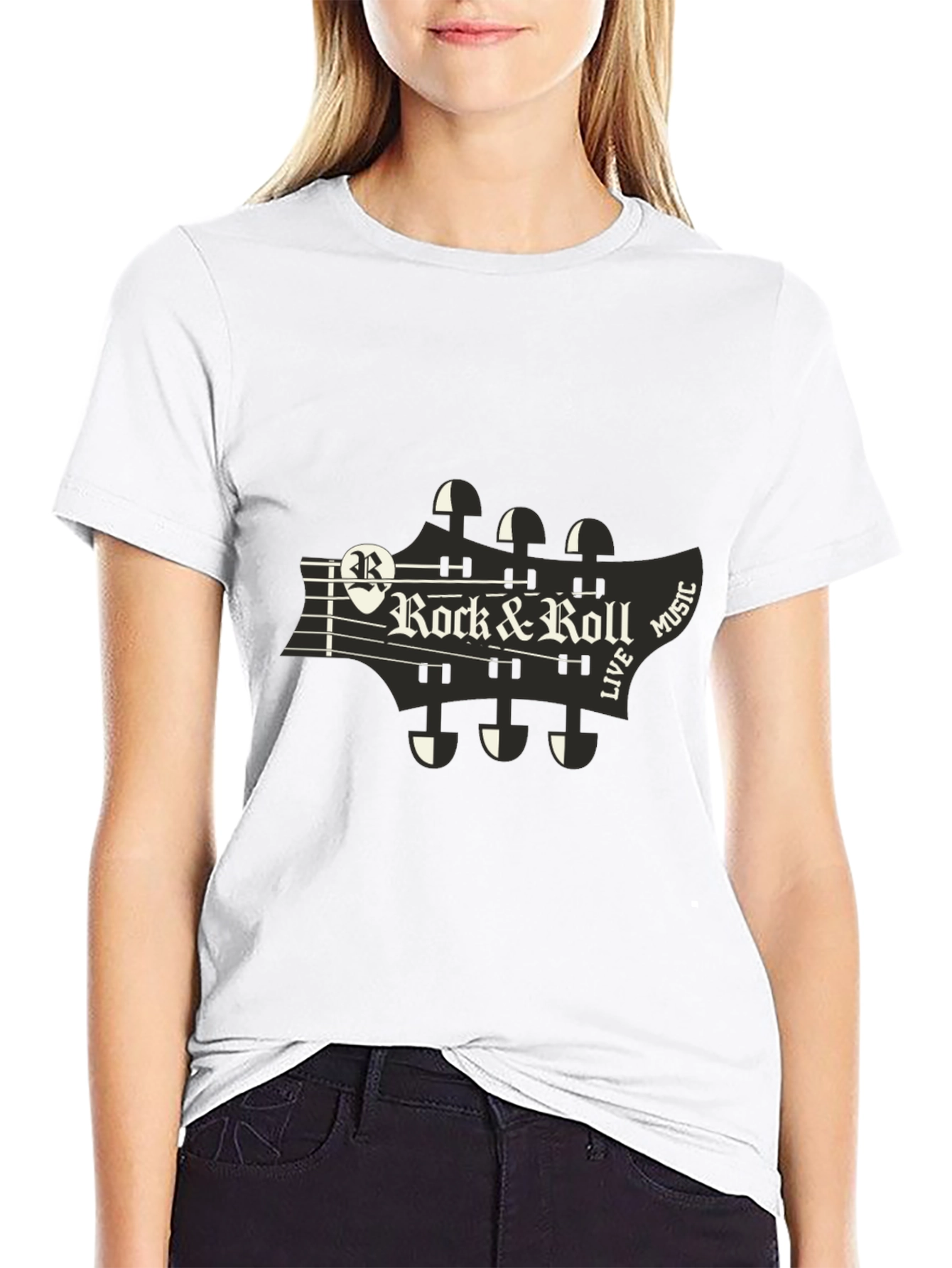 Rock & Roll Guitar Tee - Live Music T-Shirt