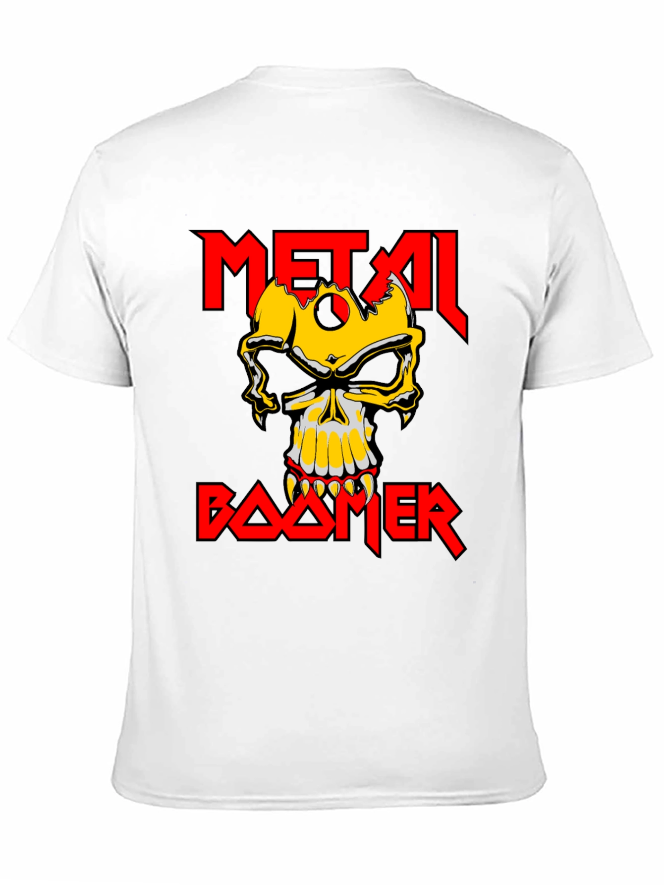 Metal Boomer T-Shirt - Skull Graphic Tee