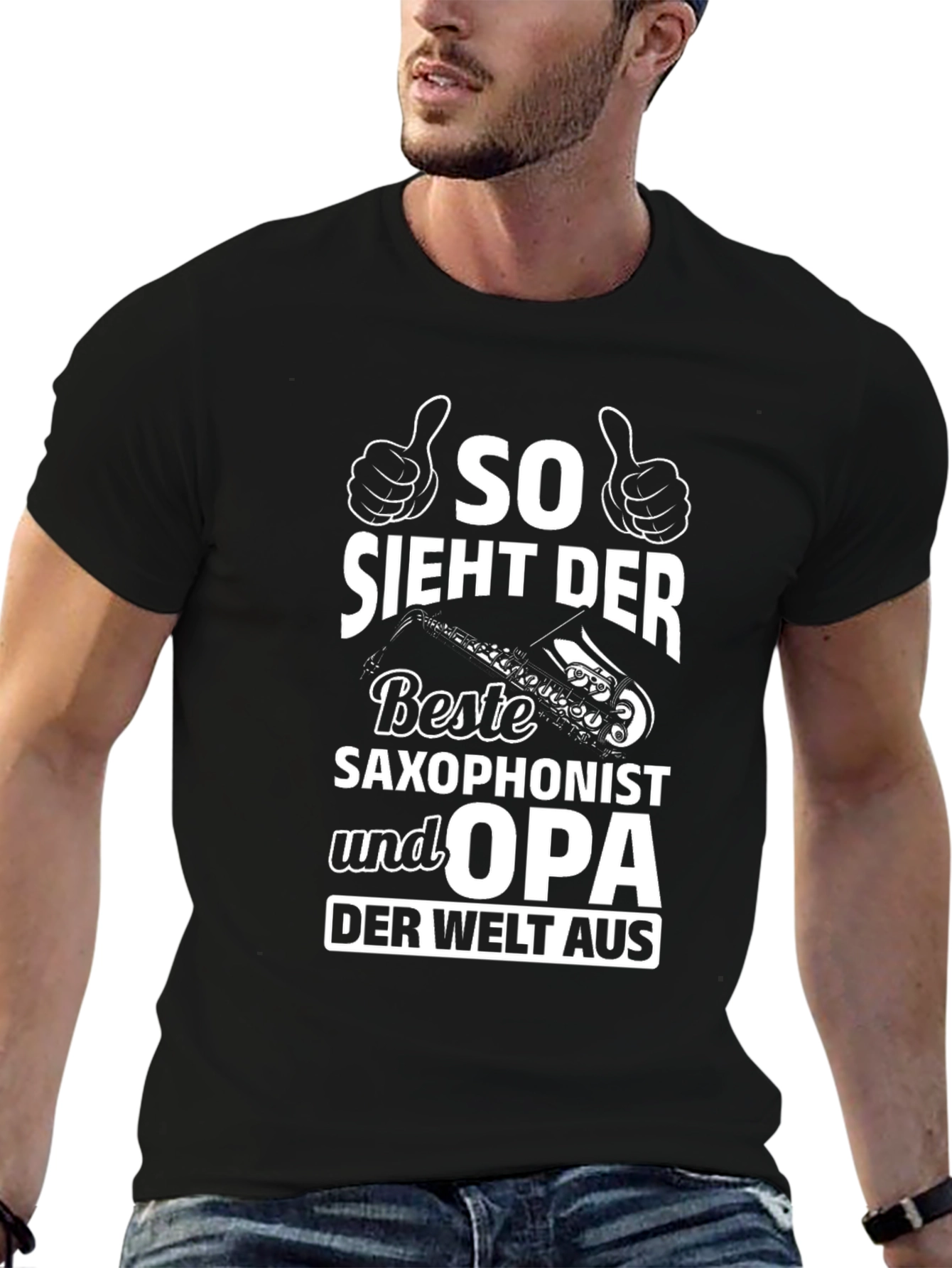 Saxophonist Opa T-Shirt - Best Grandfather Ever!