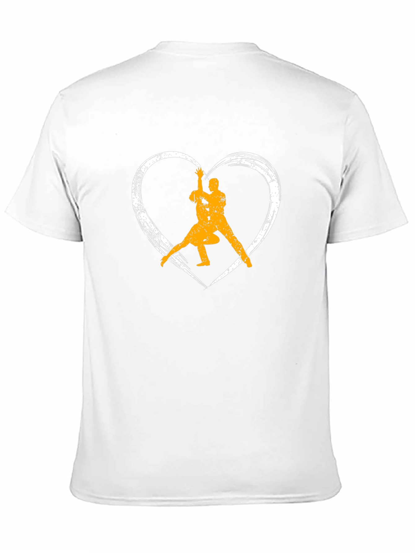 Dance Lovers Black T-Shirt - Heart Graphic