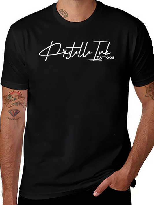 Distilla Ink Tattoos Black Crewneck T-Shirt