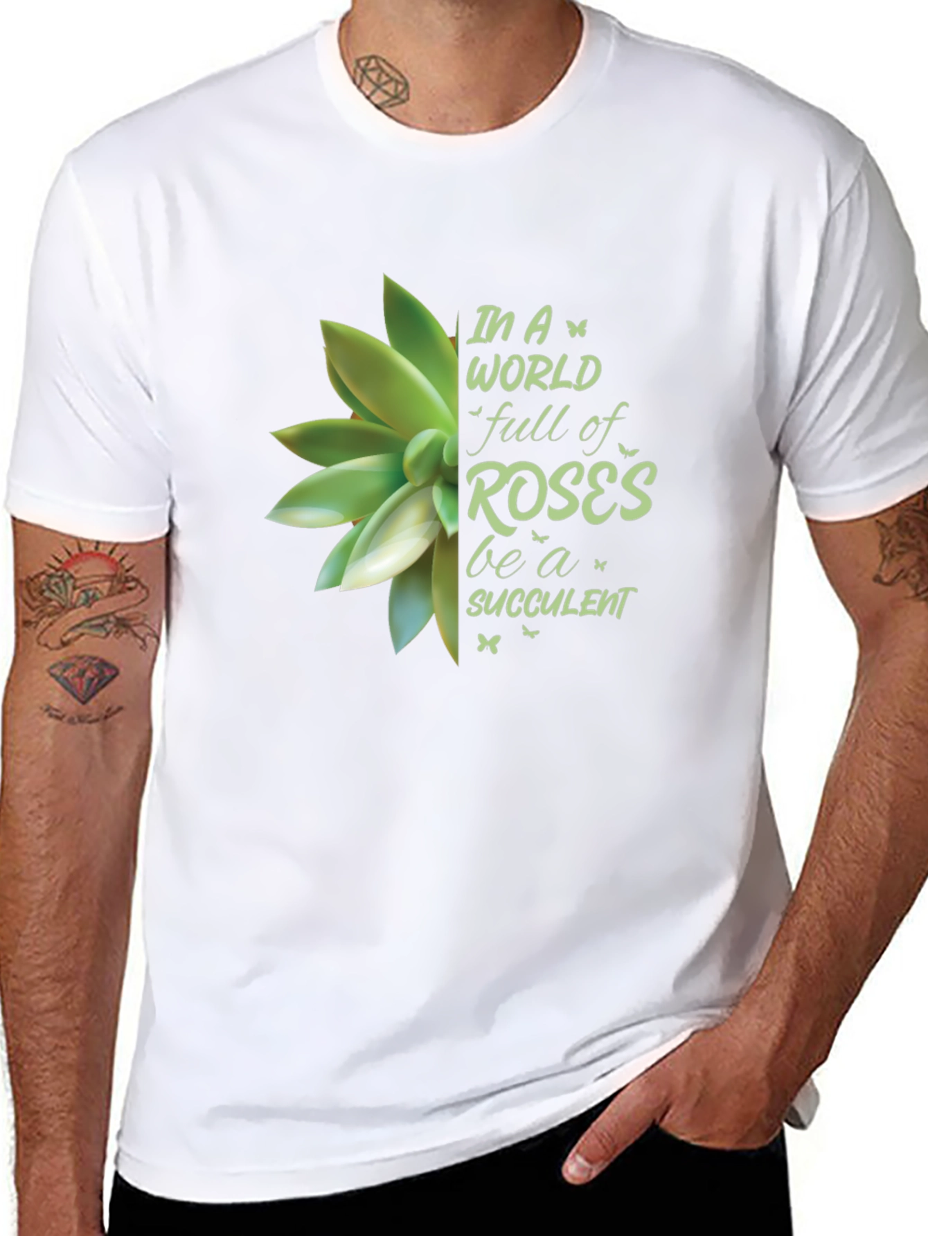 Be a Succulent T-Shirt - Unisex Soft Cotton Tee