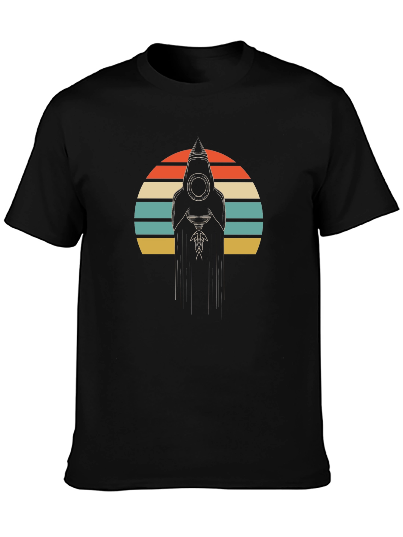 Retro Hooded Figure Graphic T-Shirt