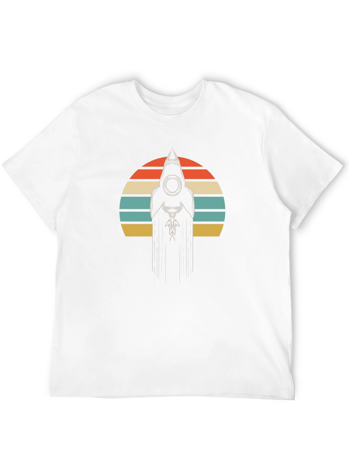 Retro Hooded Figure Graphic T-Shirt