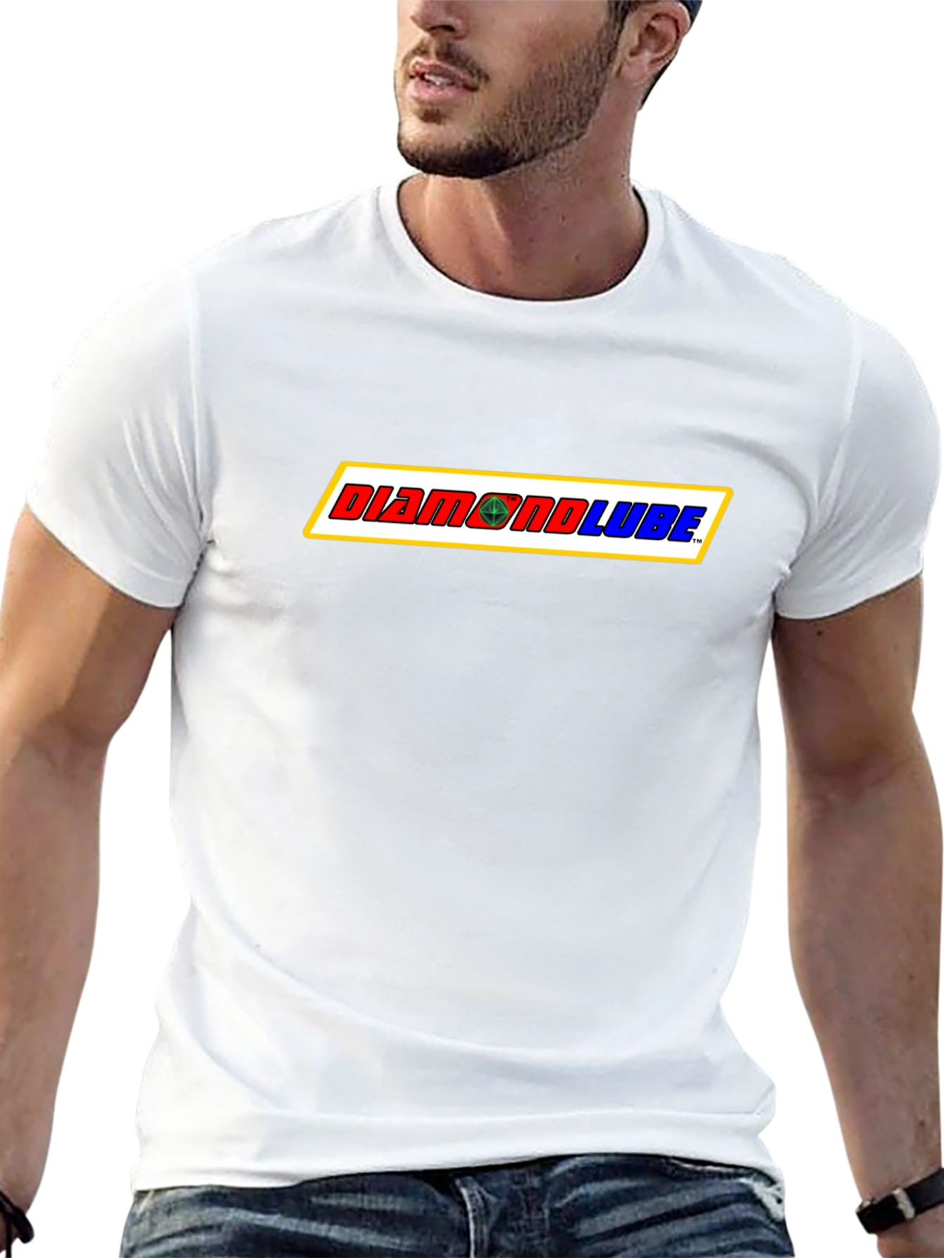 Diamond Lube Graphic Tee - Black Short Sleeve