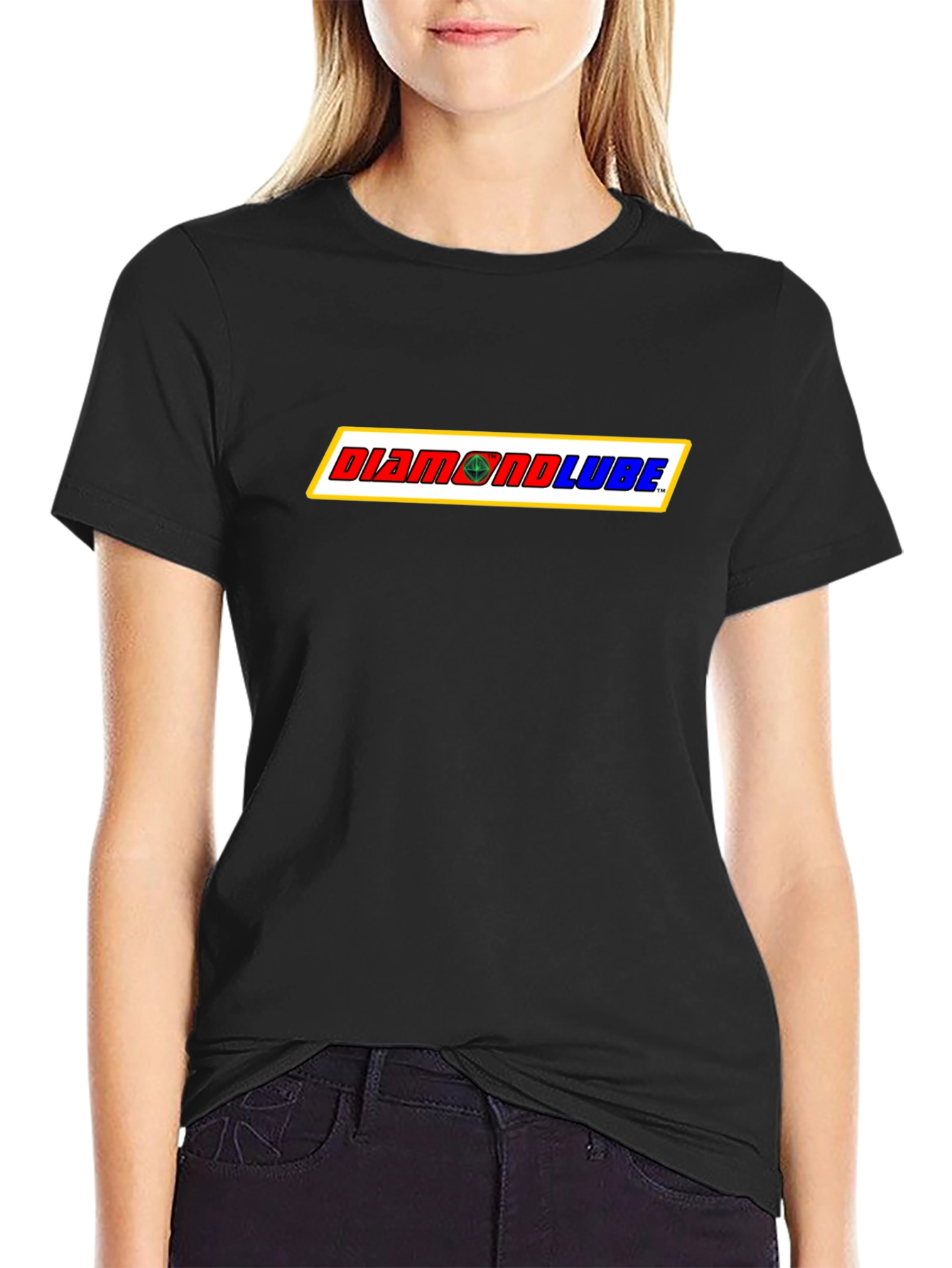 Diamond Lube Graphic Tee - Black Short Sleeve
