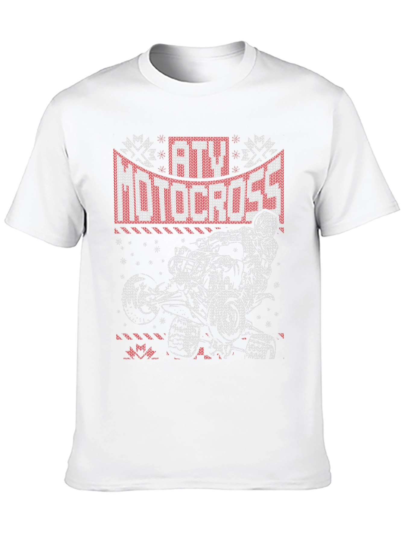ATV Motocross Ugly Christmas Sweater T-Shirt