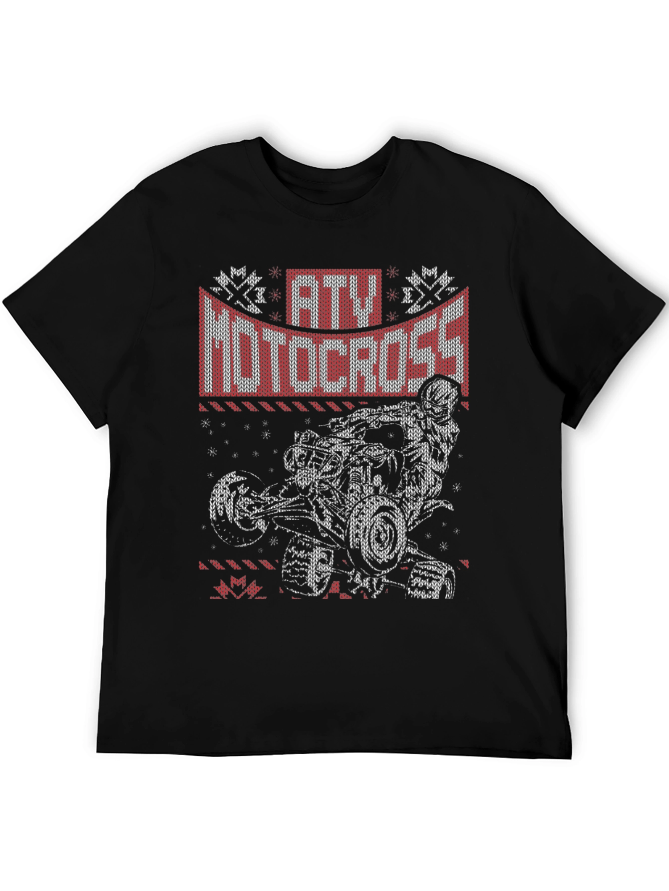 ATV Motocross Ugly Christmas Sweater T-Shirt