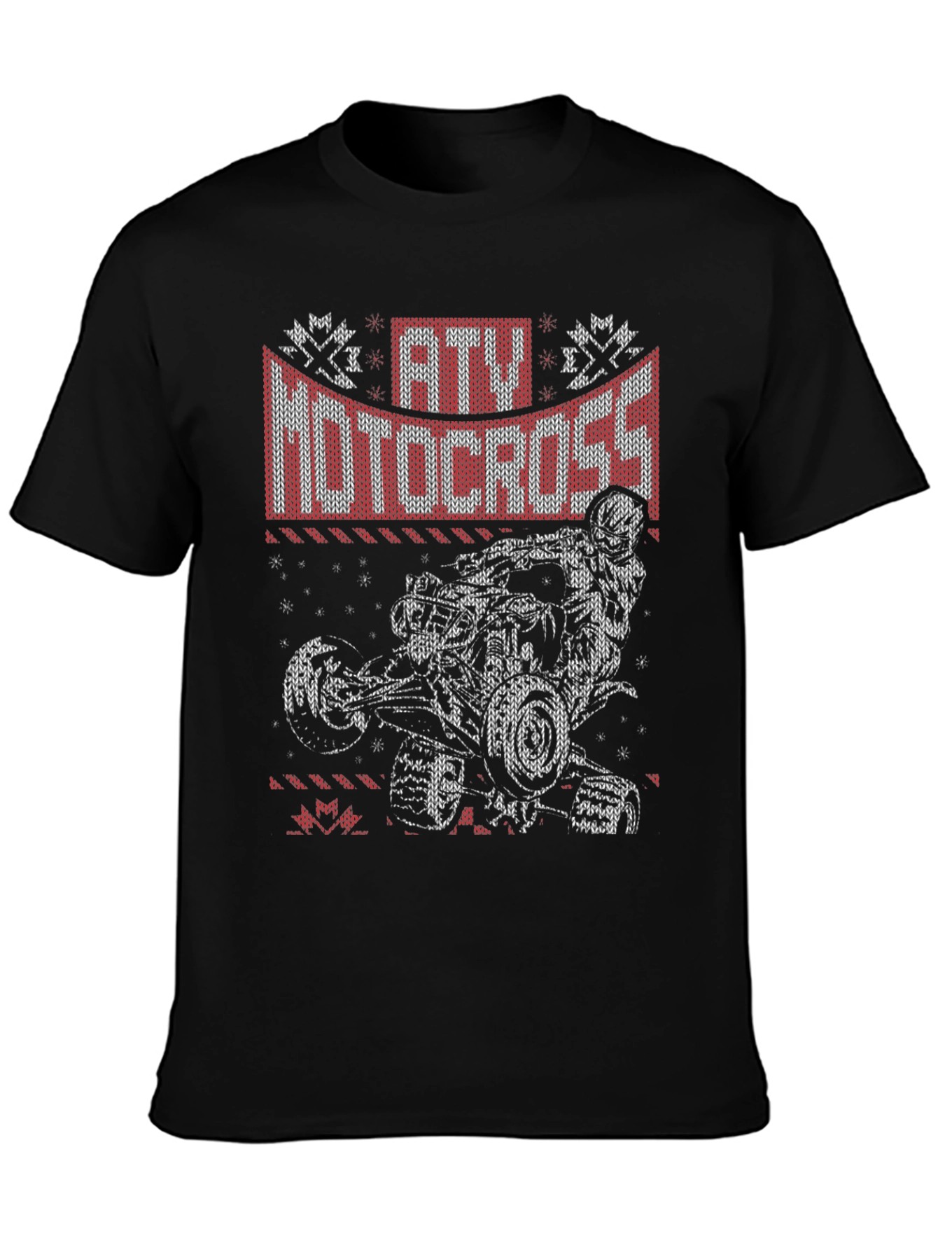 ATV Motocross Ugly Christmas Sweater T-Shirt