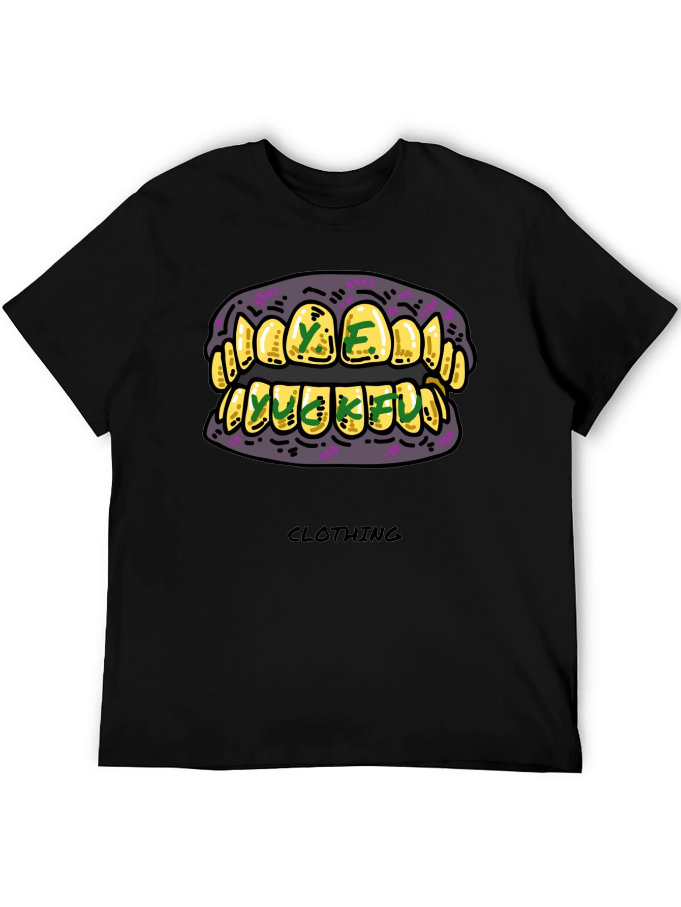 Gold Grillz Graphic T-Shirt - Unique Design