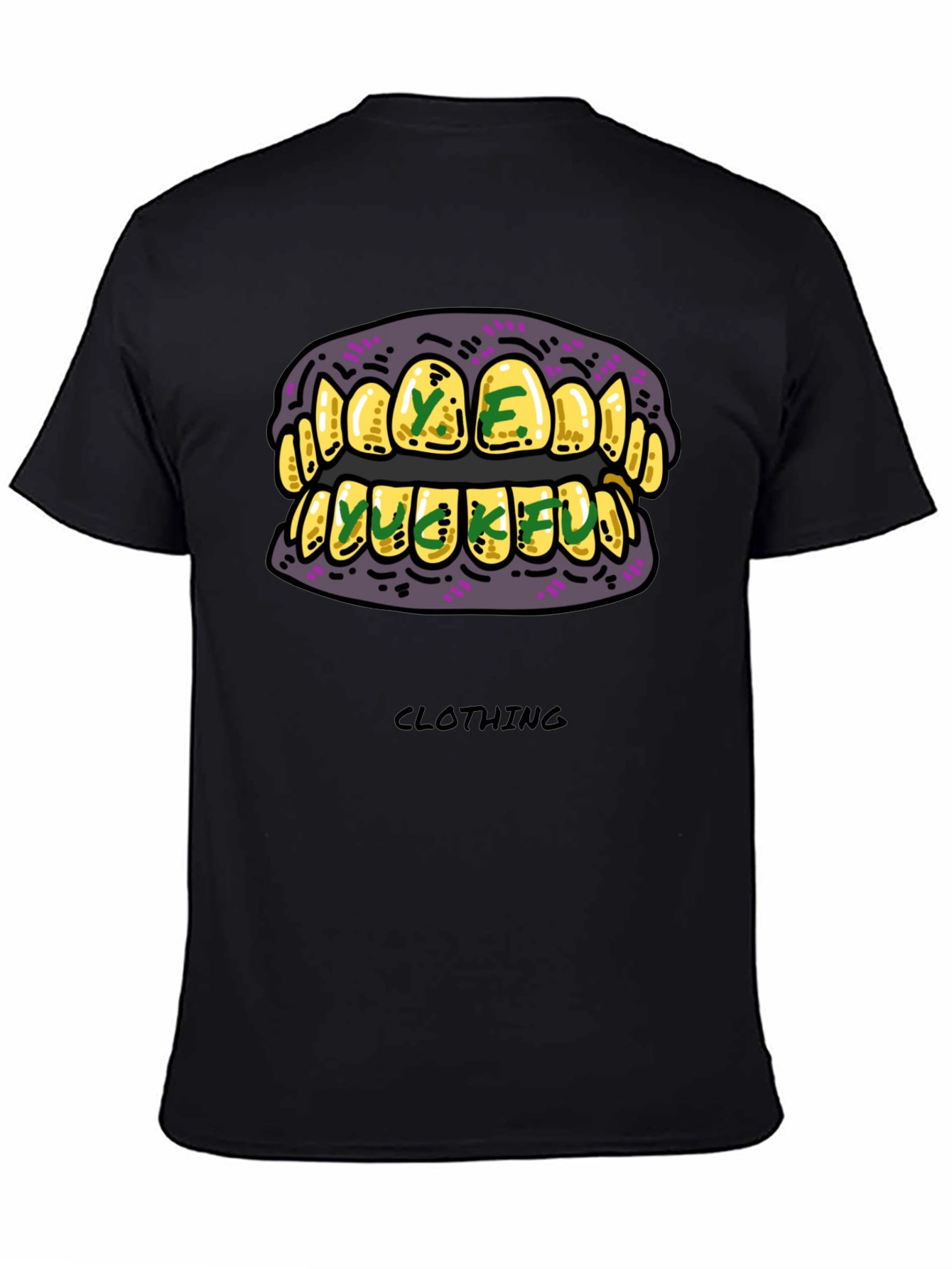 Gold Grillz Graphic T-Shirt - Unique Design