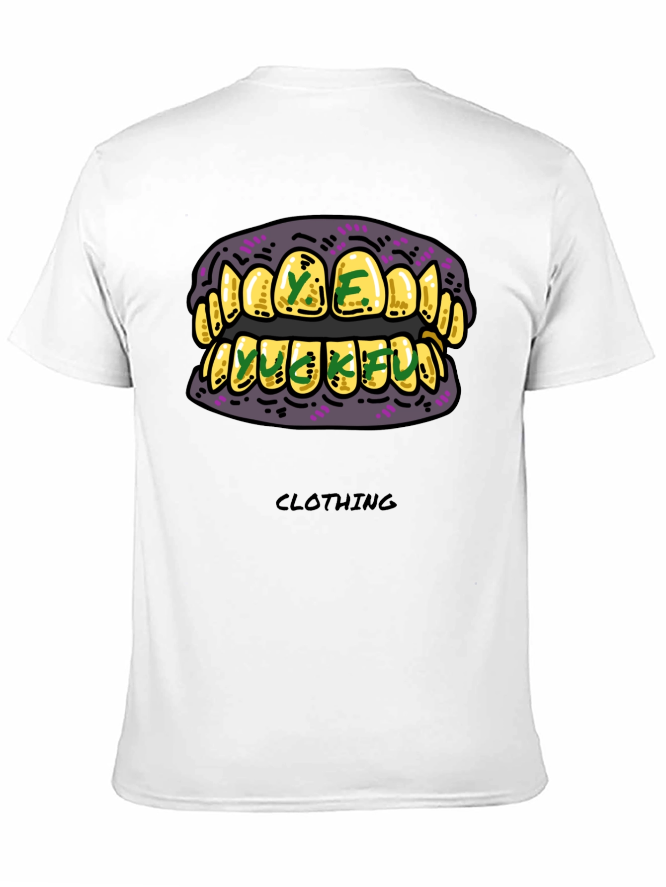 Gold Grillz Graphic T-Shirt - Unique Design