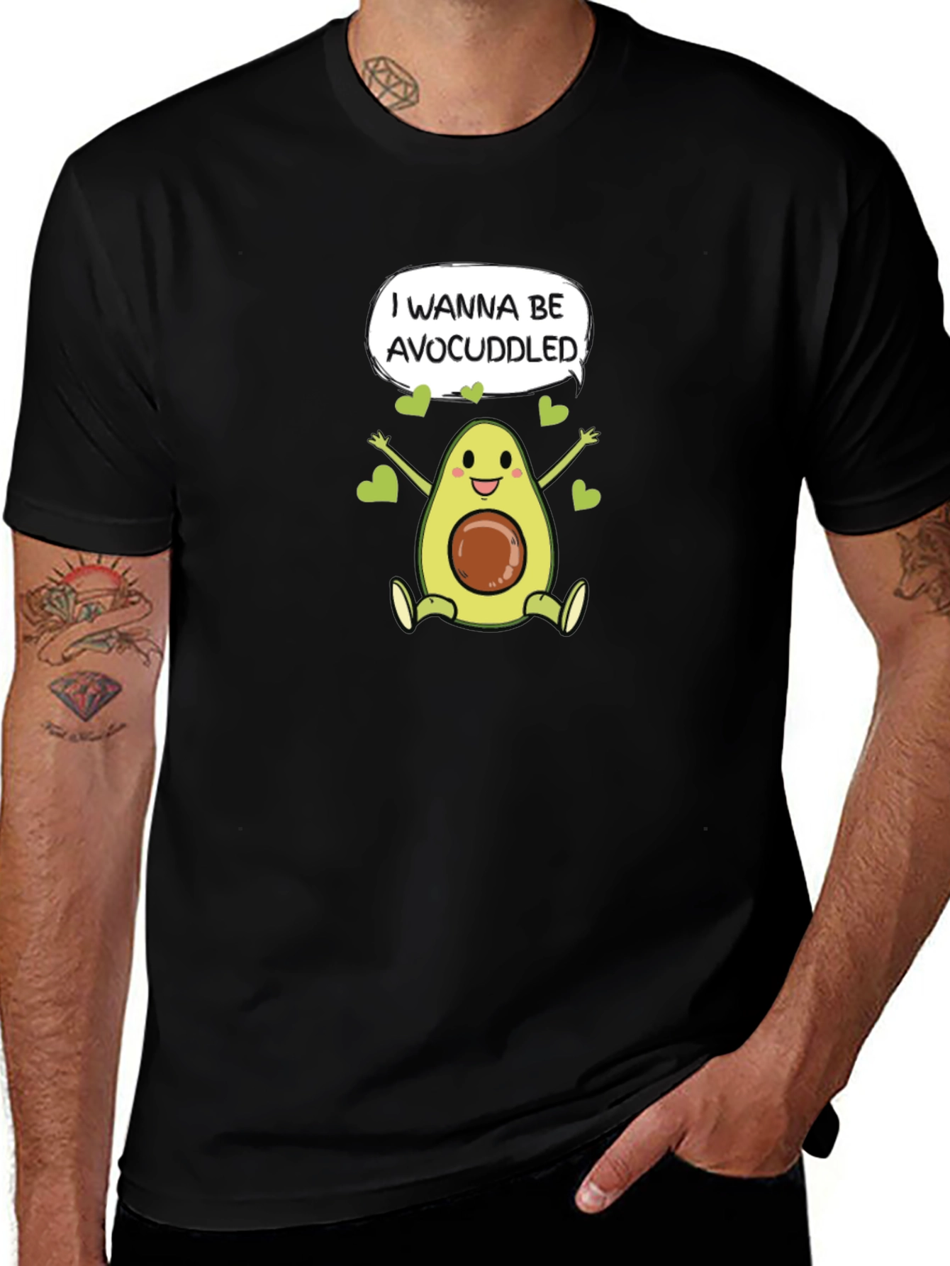Avocuddled T-Shirt - Cute Avocado Graphic Tee