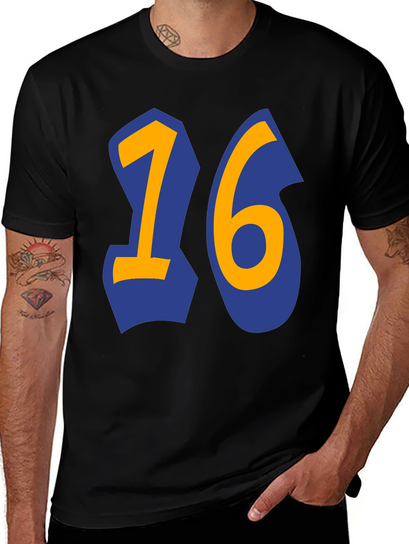 Number 16 Graphic T-Shirt