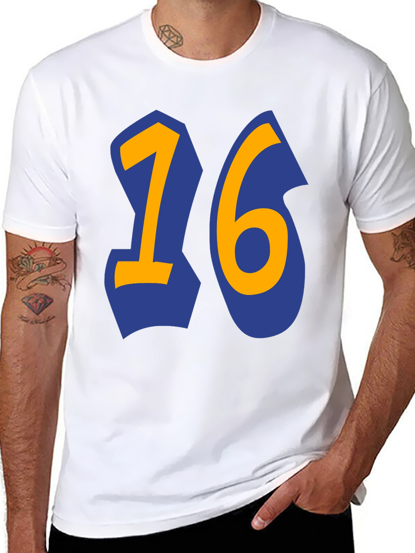 Number 16 Graphic T-Shirt