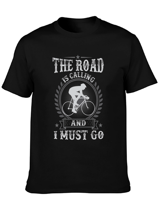 Cycling T-Shirt: The Road is Calling
