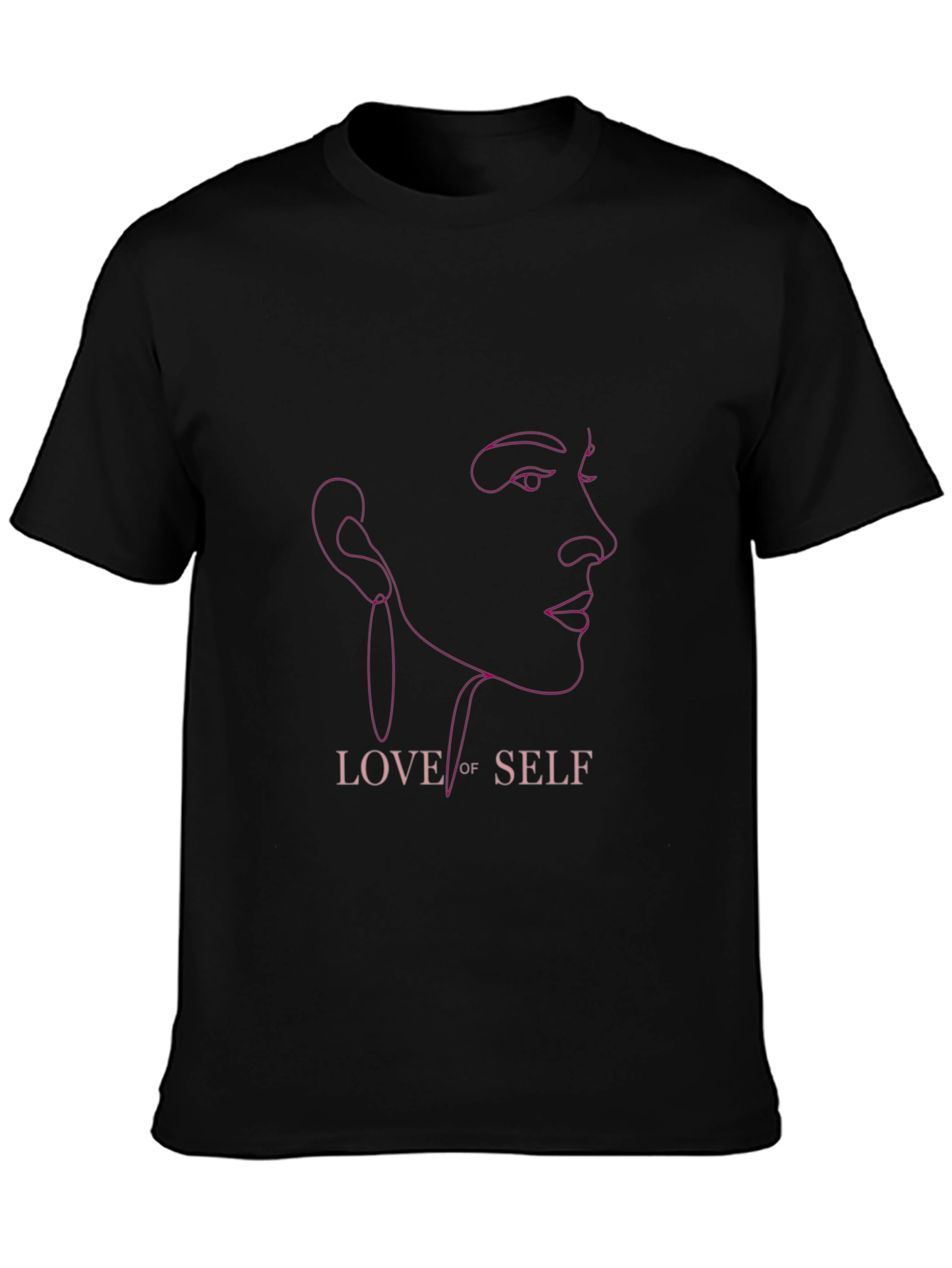 Love of Self Graphic Tee - Black Cotton