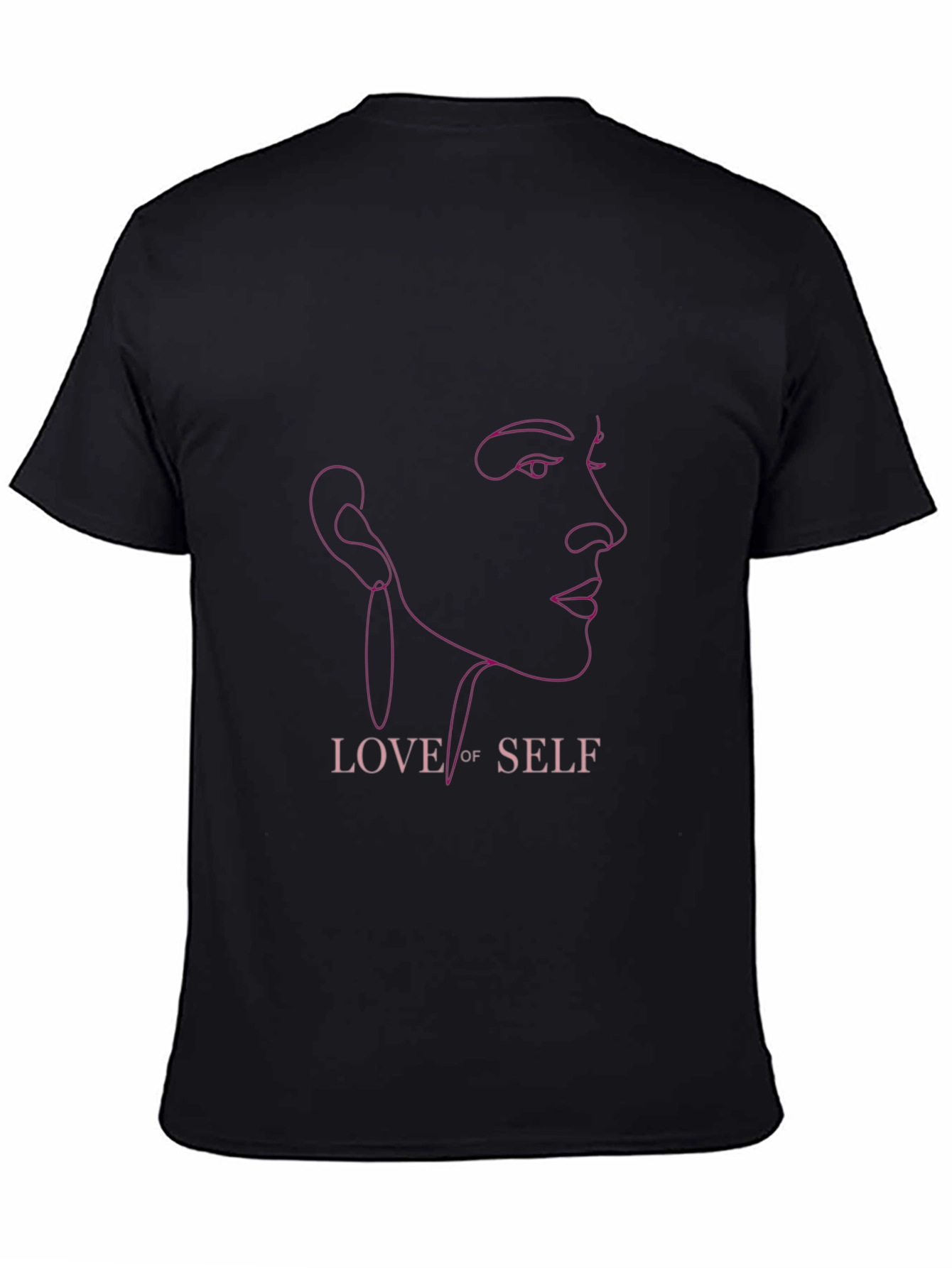 Love of Self Graphic Tee - Black Cotton