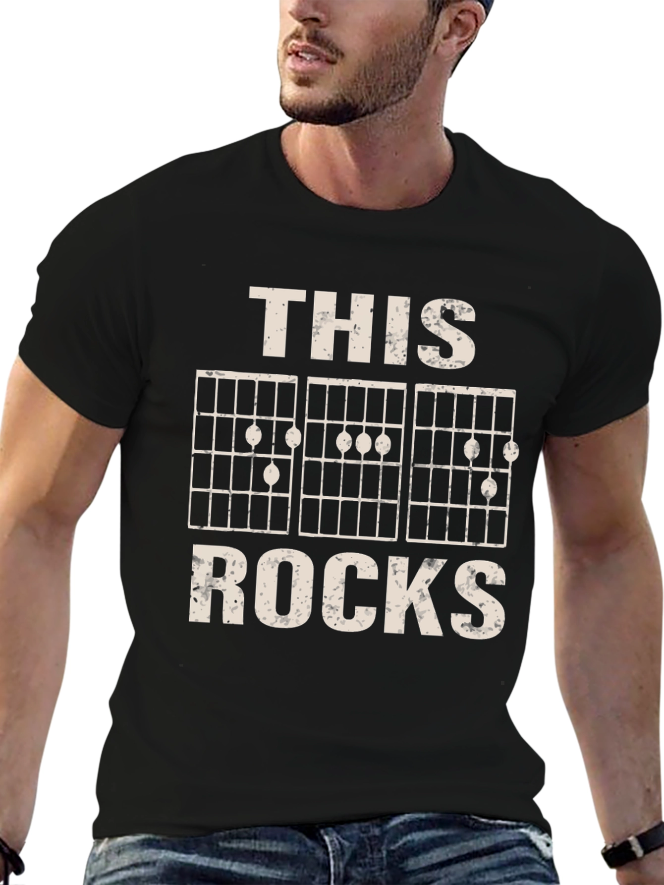 Guitar Chord T-Shirt - This Rocks Graphic Tee