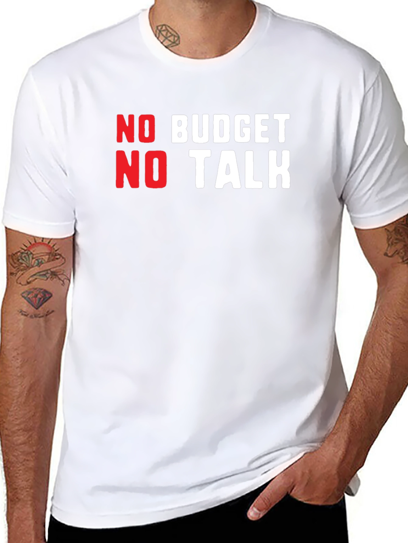 No Budget No Talk Graphic Tee