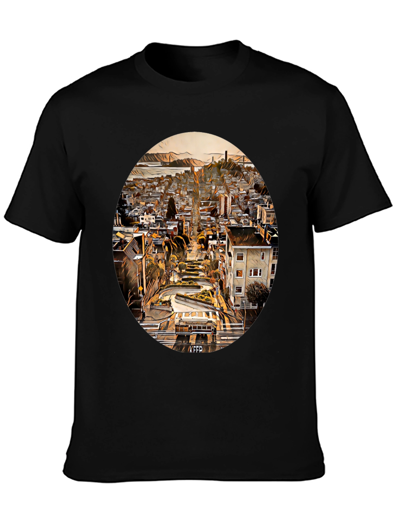 San Francisco Lombard Street Graphic T-Shirt