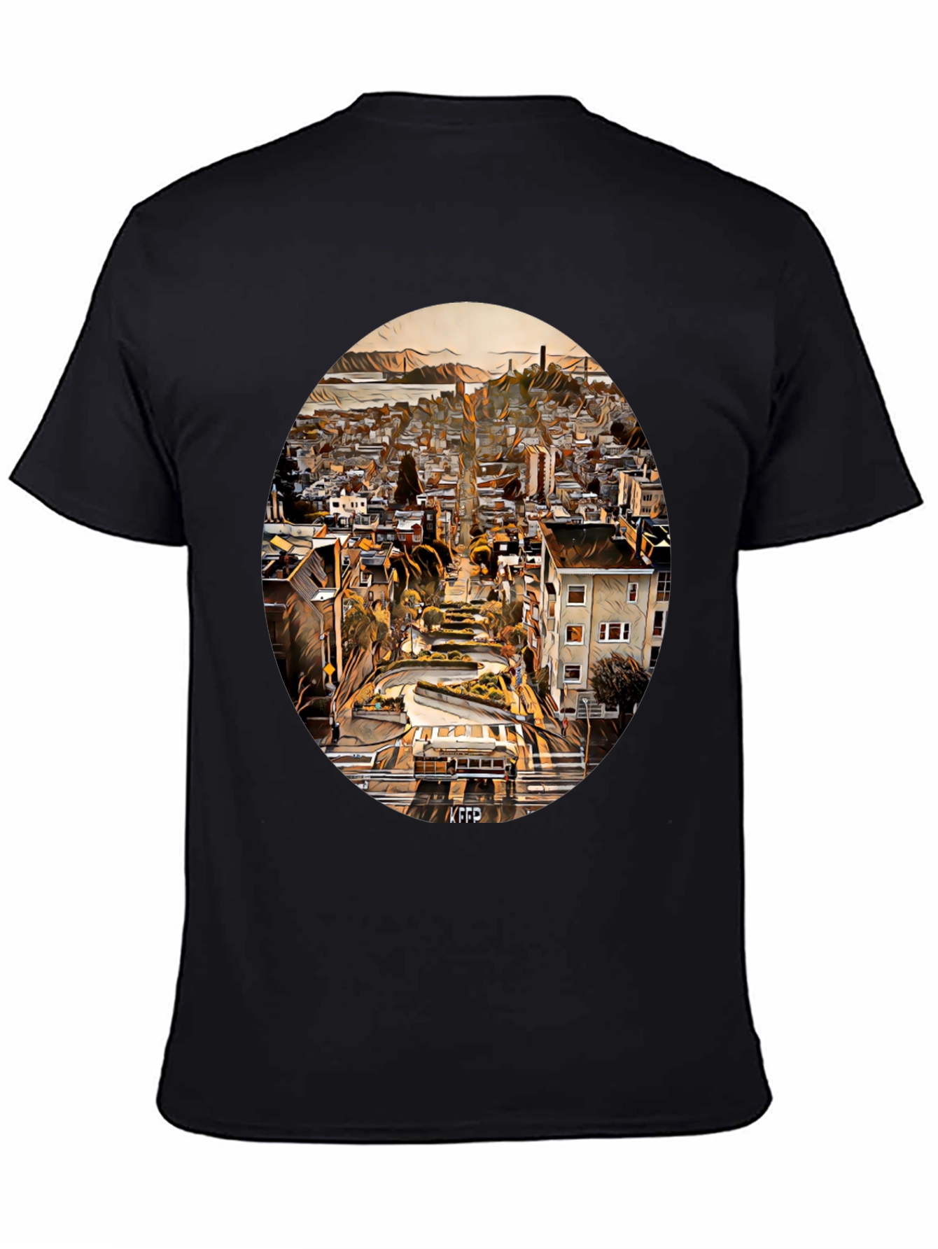 San Francisco Lombard Street Graphic T-Shirt