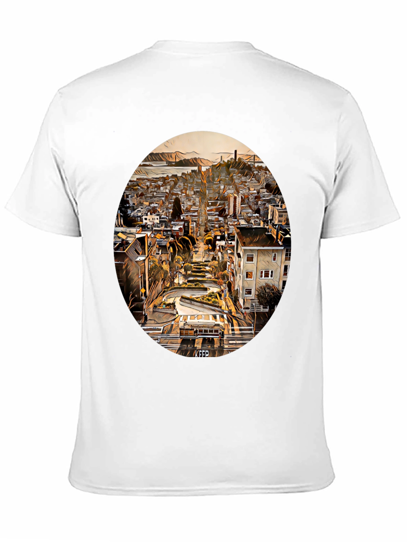San Francisco Lombard Street Graphic T-Shirt