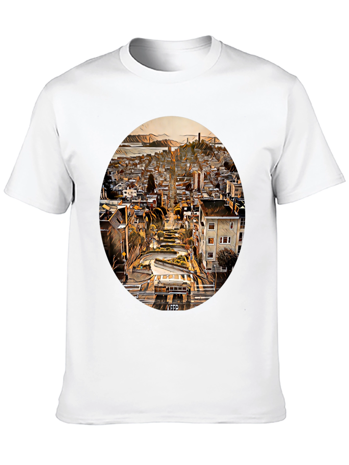 San Francisco Lombard Street Graphic T-Shirt